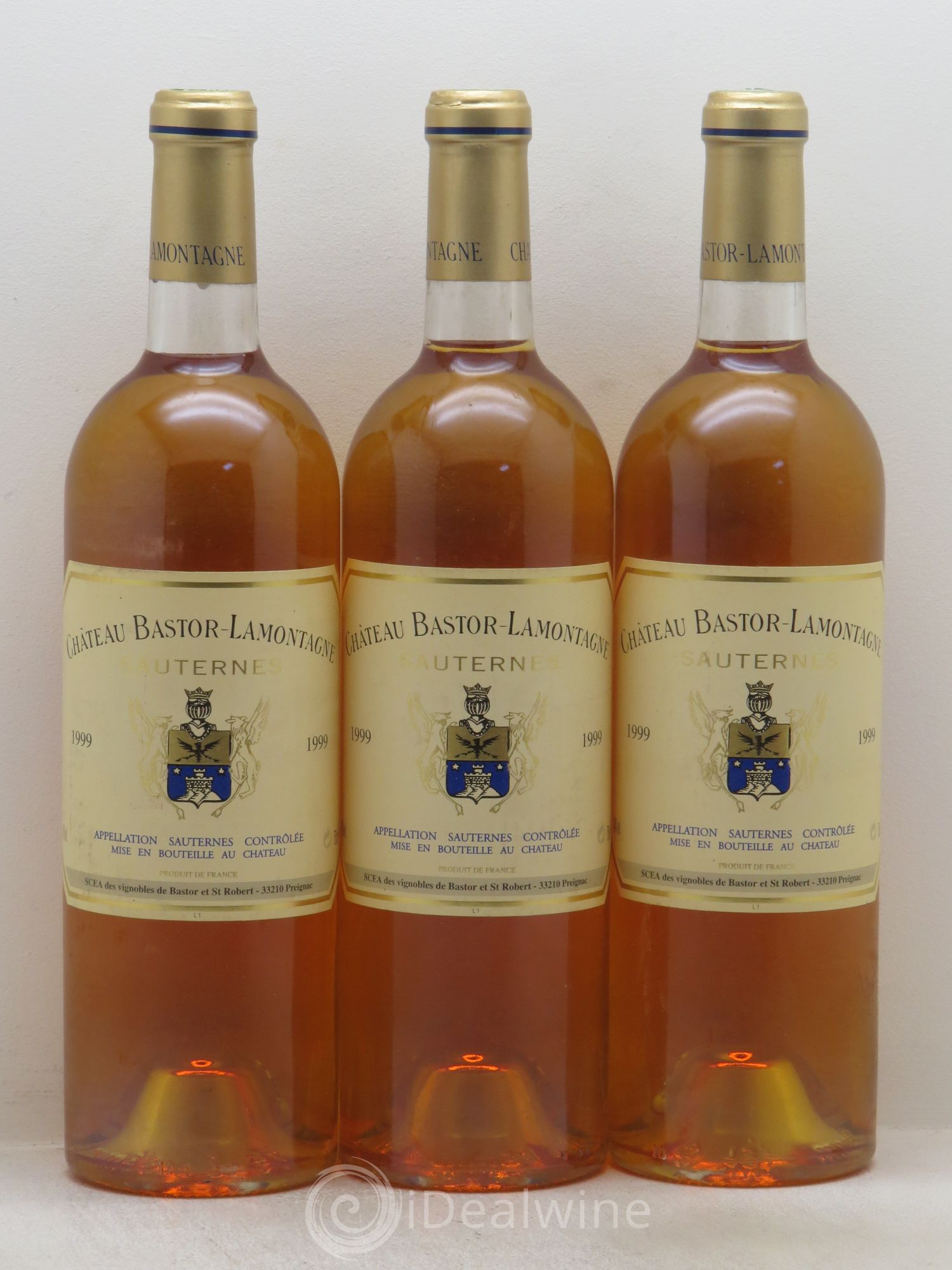 Château Bastor Lamontagne 1999 - Lotto di 3 bottiglie - 0