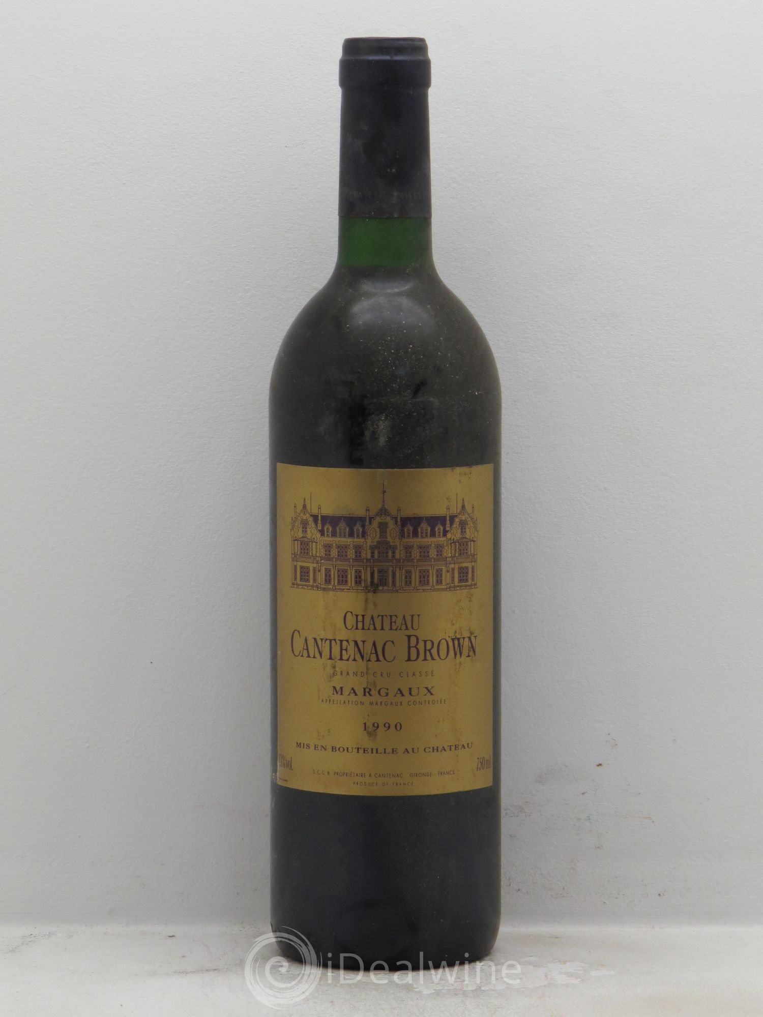 Château Cantenac Brown 3ème Grand Cru Classé 1990 - Lot de 6 bouteilles - 0