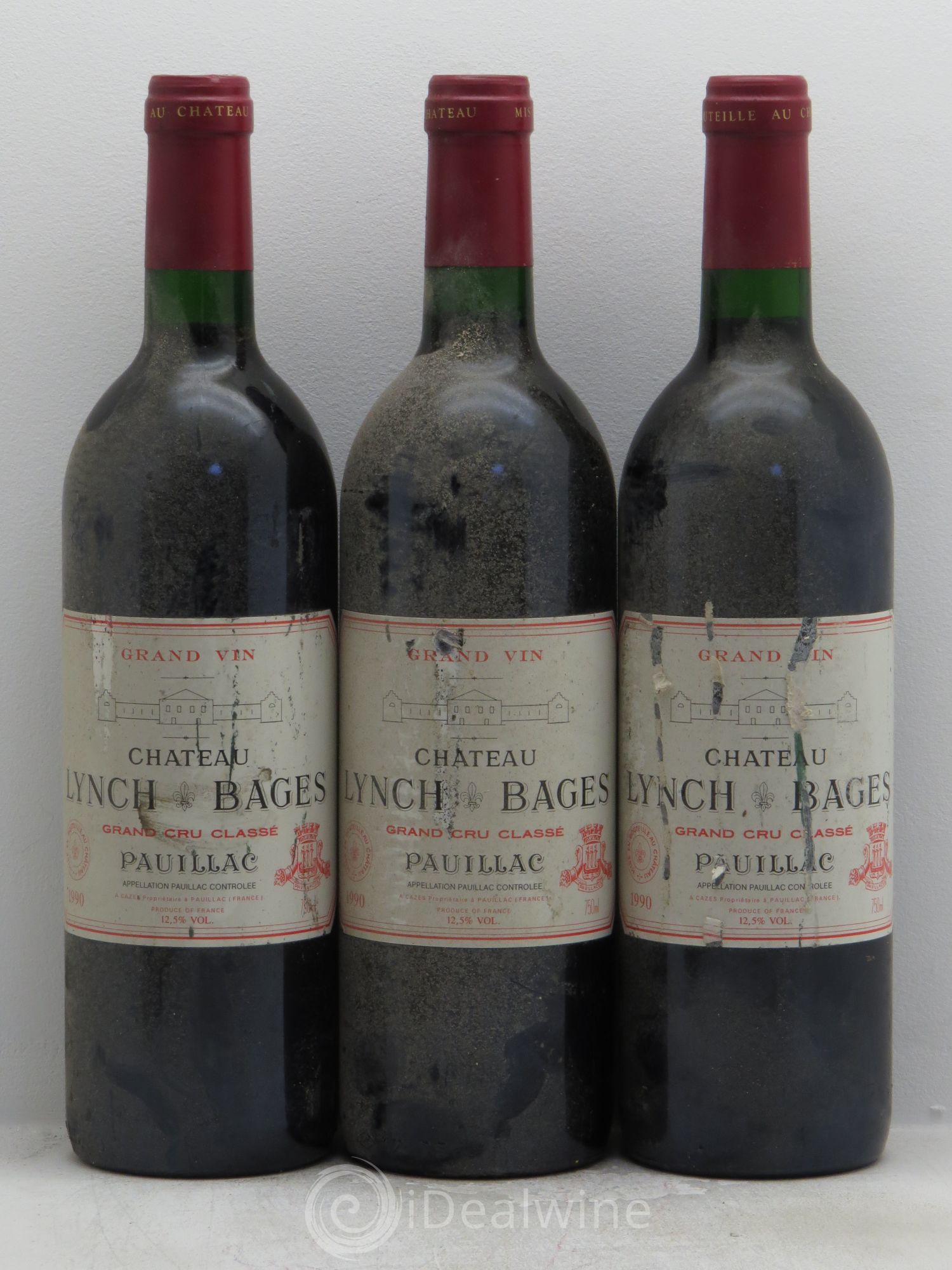 Château Lynch Bages 5ème Grand Cru Classé 1990 - Lot de 6 bouteilles - 1