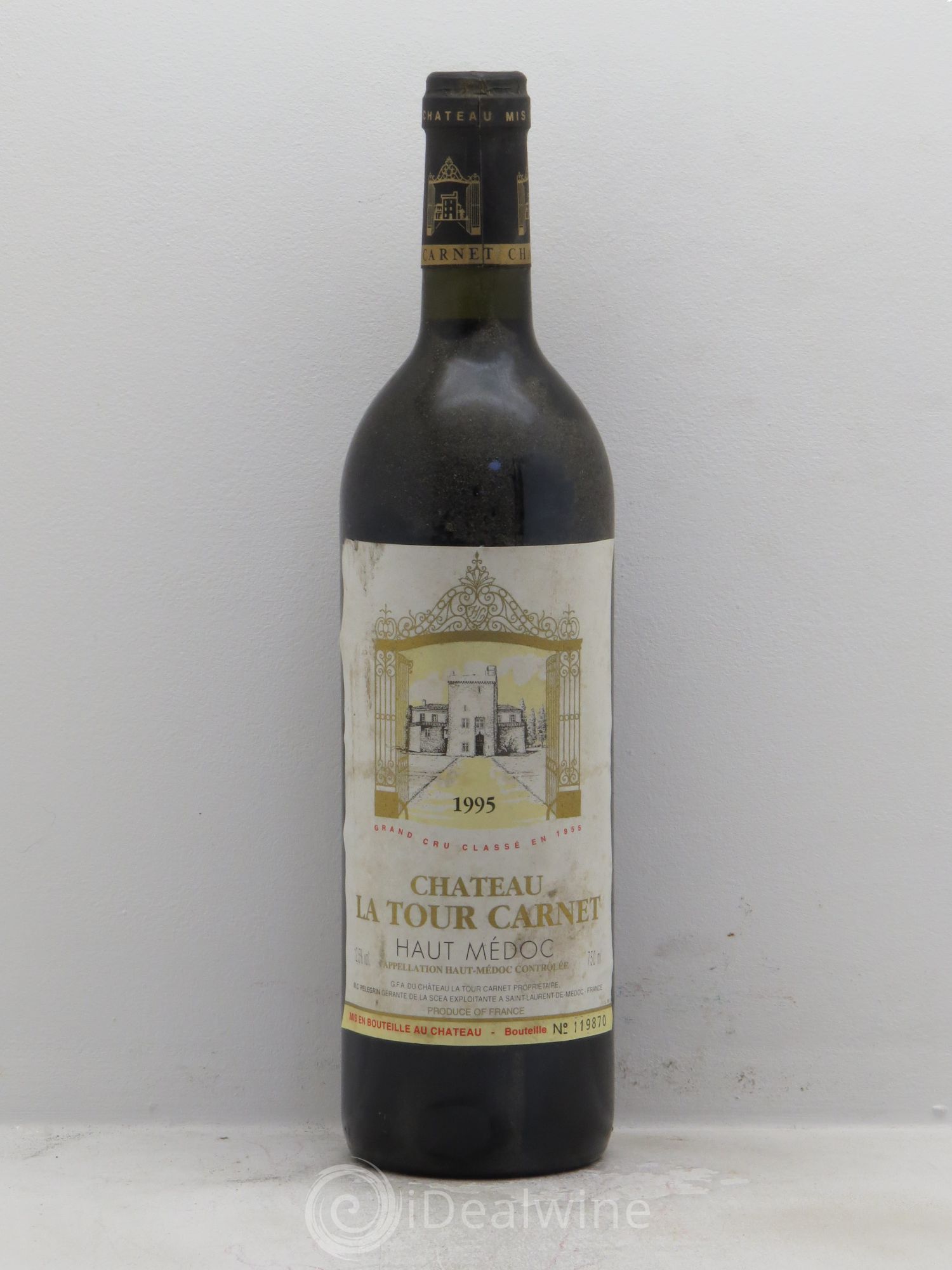 Château la Tour Carnet 4ème Grand Cru Classé 1995 - Lot de 6 bouteilles - 0