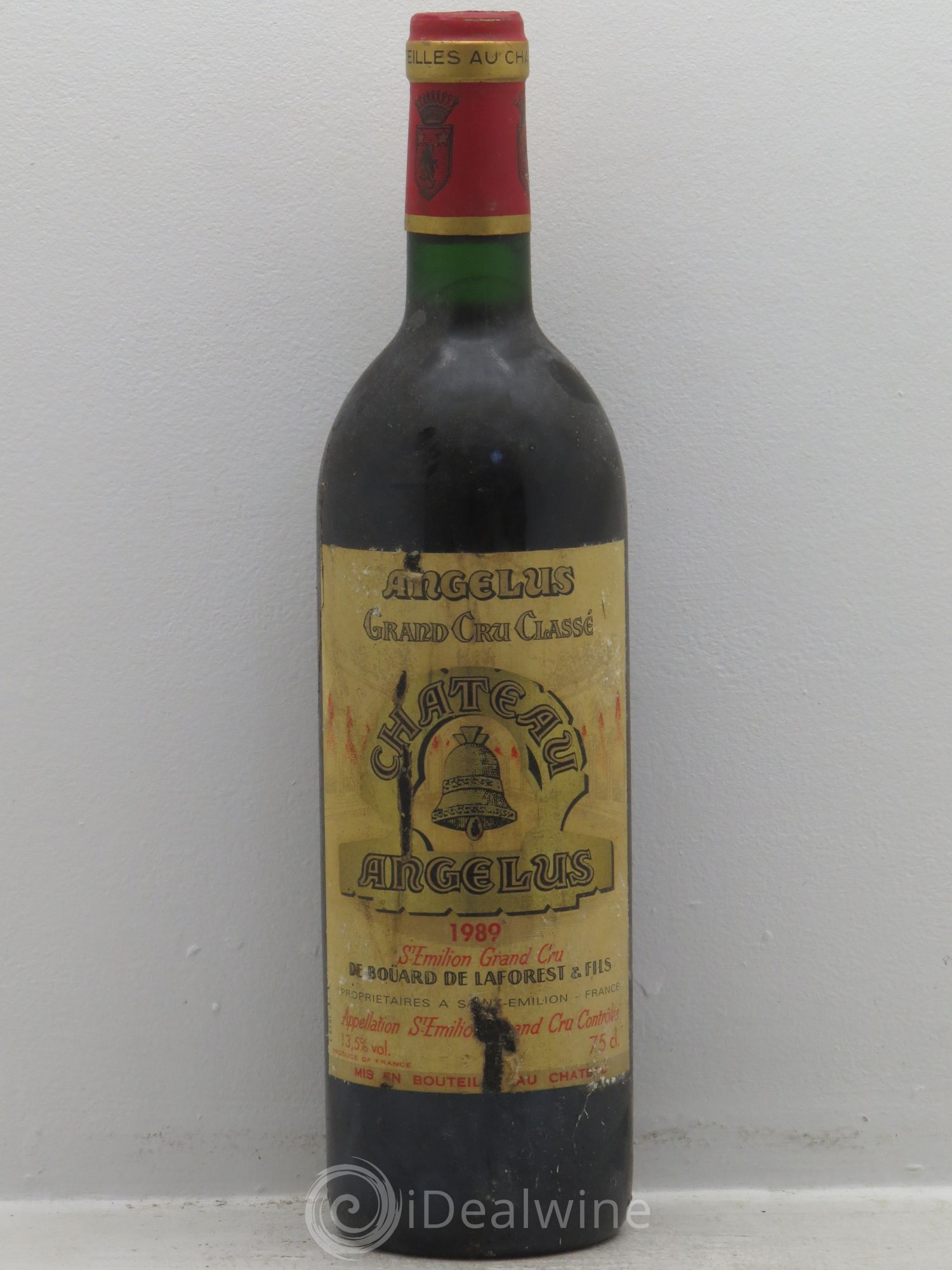 Château Angélus 1er Grand Cru Classé A 1989 - Lot de 1 bouteille - 0