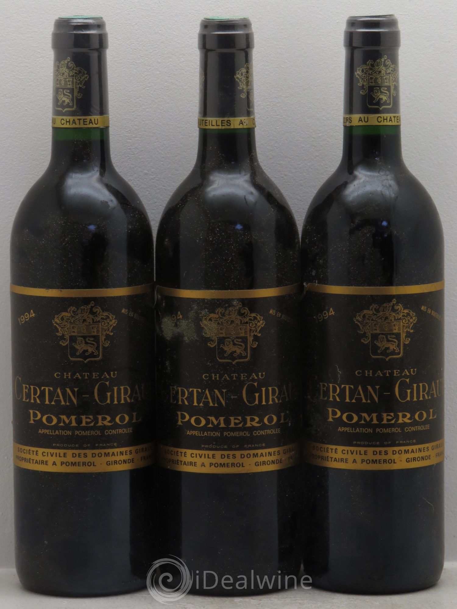 Château Certan Giraud 1994 - Lot de 3 bouteilles - 0