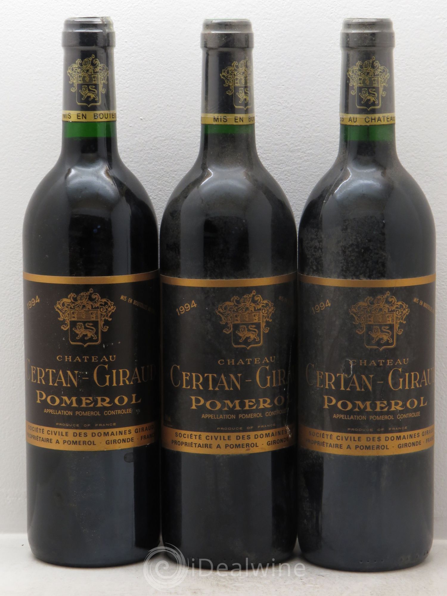 Château Certan Giraud 1994 - Lot de 3 bouteilles - 0