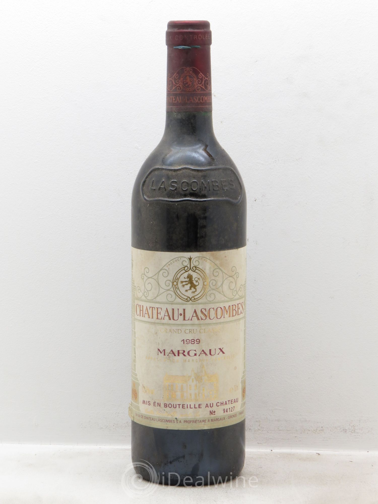 Château Lascombes 2ème Grand Cru Classé 1989 - Lot de 1 bouteille - 0