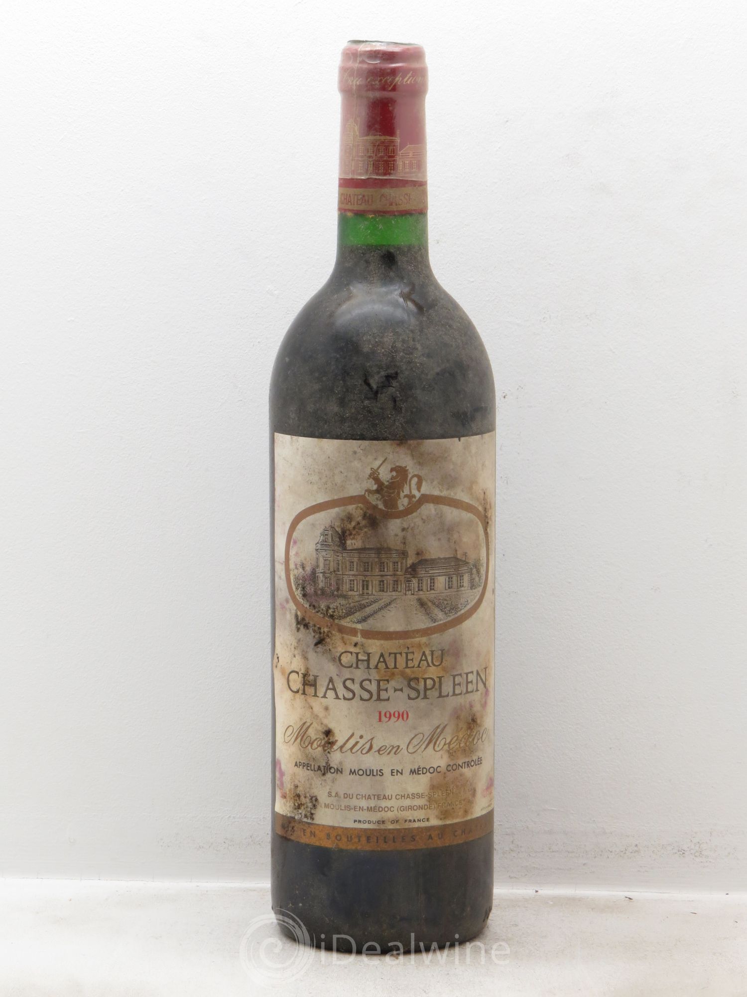 Château Chasse Spleen 1990 - Lot de 6 bouteilles - 0