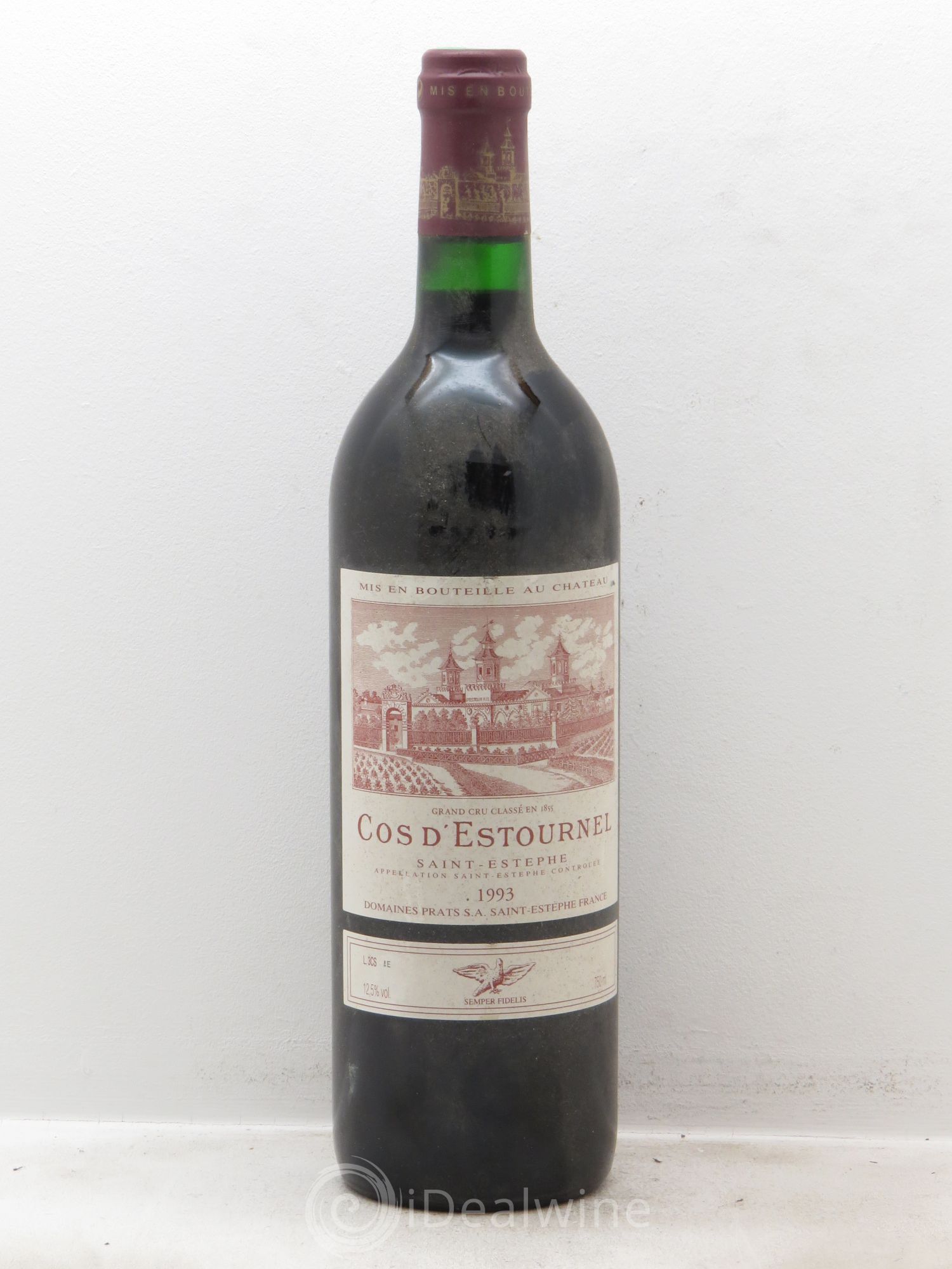 Cos d'Estournel 2ème Grand Cru Classé 1993 - Lot de 1 bouteille - 0