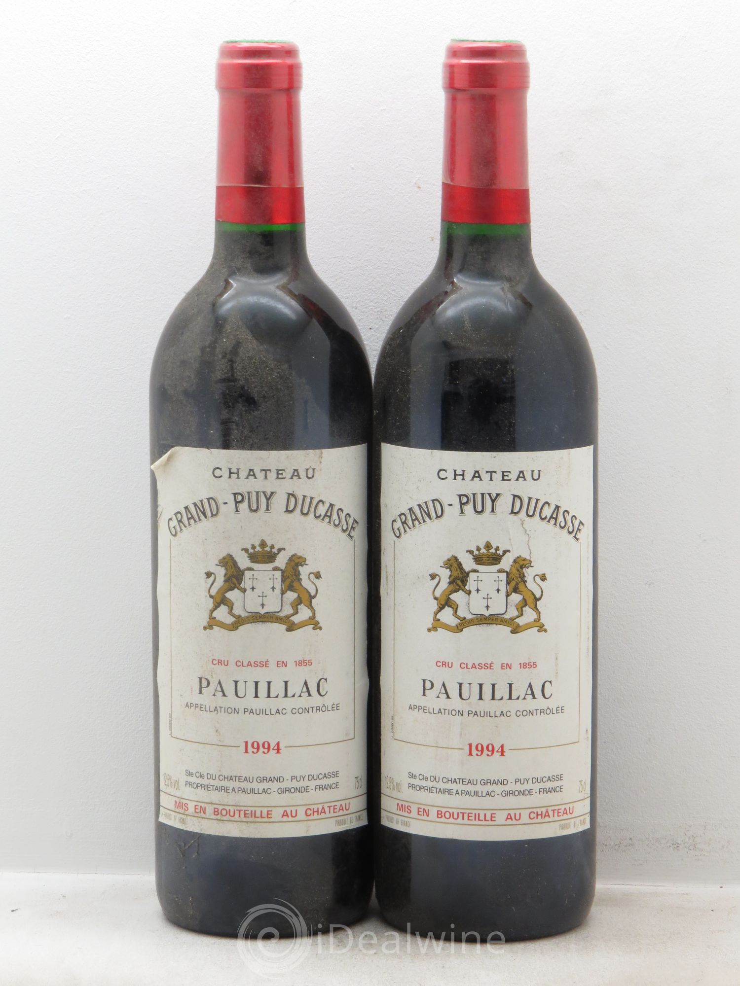 Château Grand Puy Ducasse 5ème Grand Cru Classé 1994 - Lot de 2 bouteilles - 0