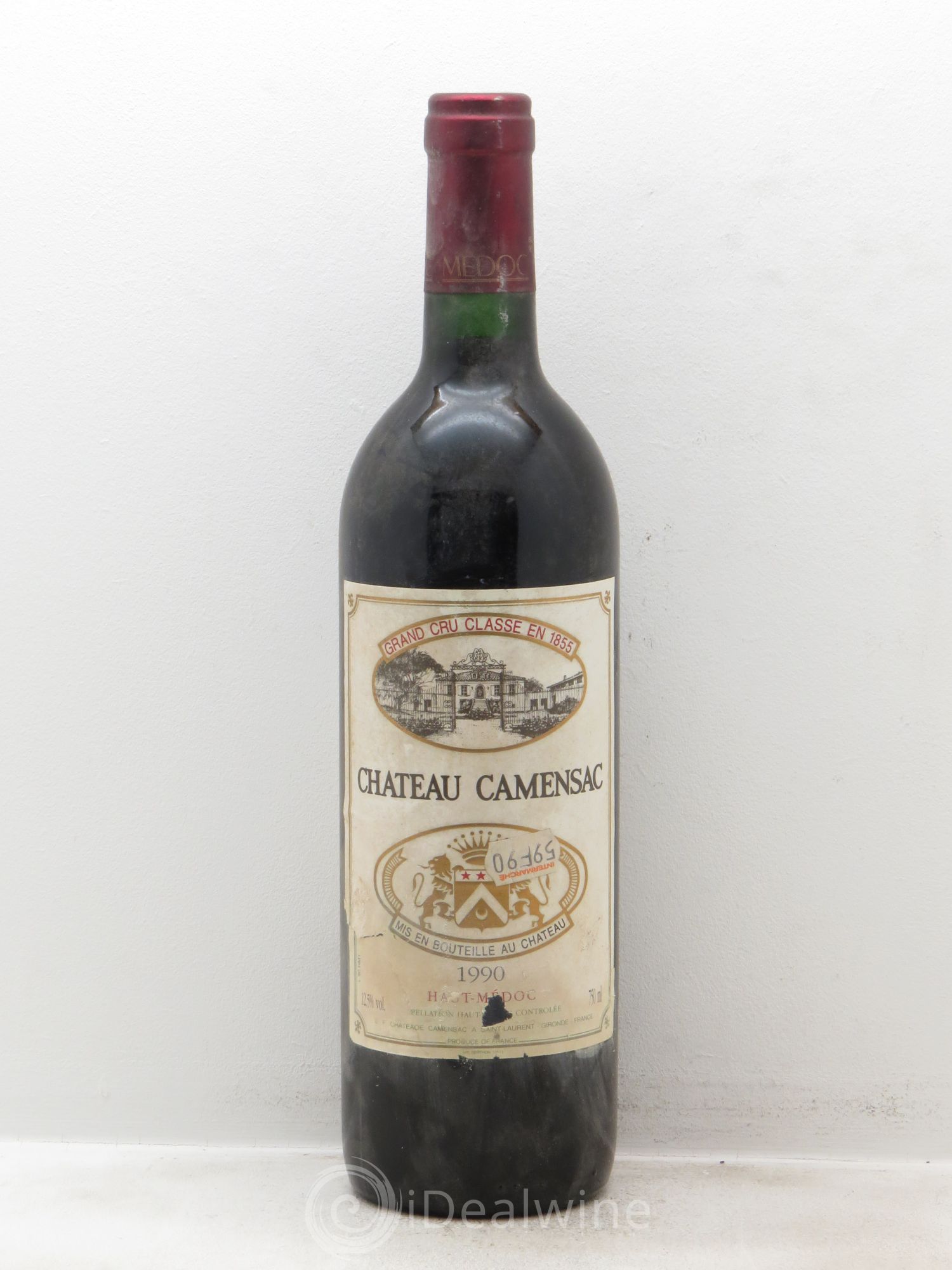 Château Camensac 5ème Grand Cru Classé 1990 - Lot de 6 bouteilles - 0
