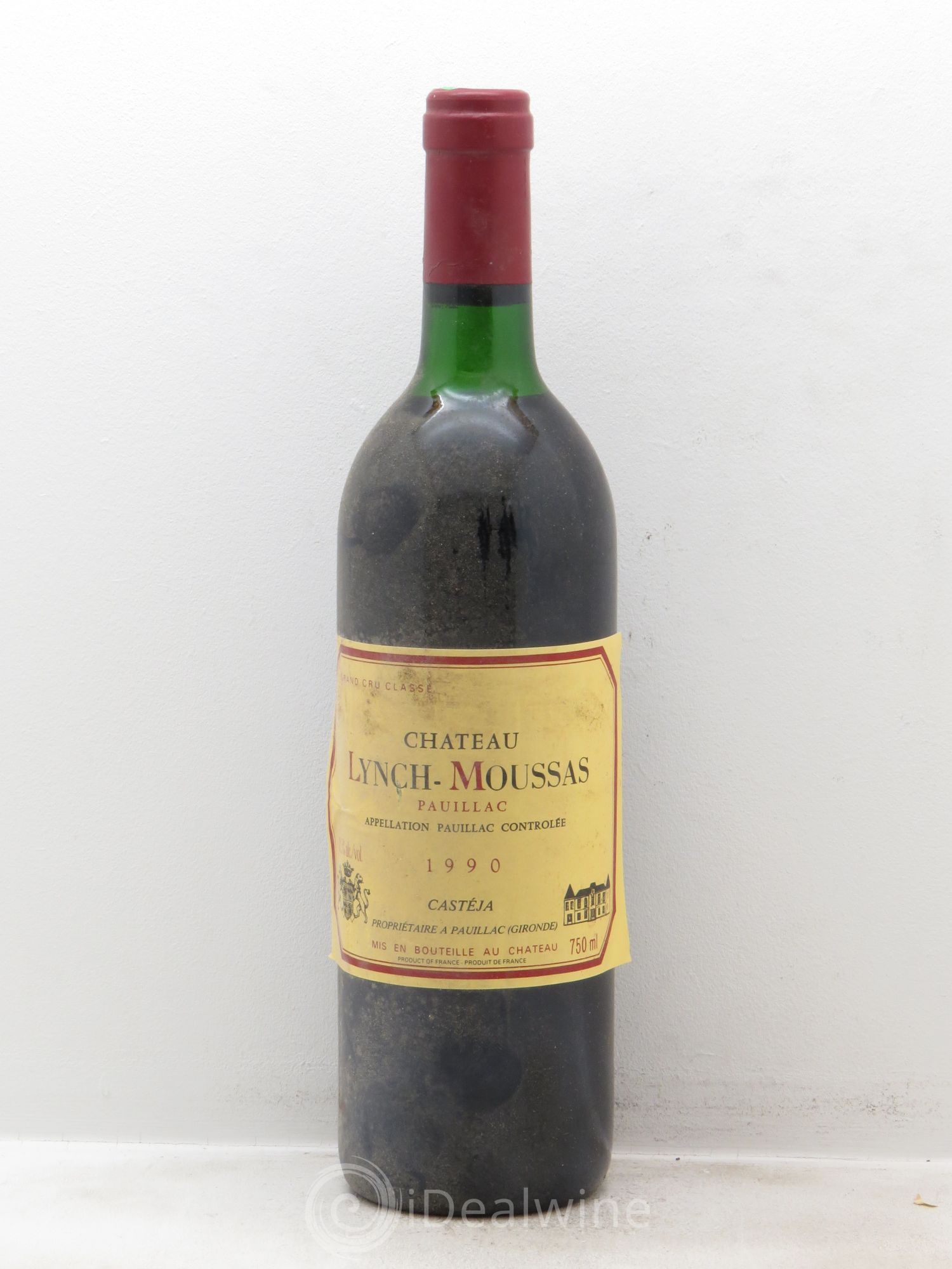 Château Lynch Moussas 5ème Grand Cru Classé 1990 - Lot de 6 bouteilles - 0