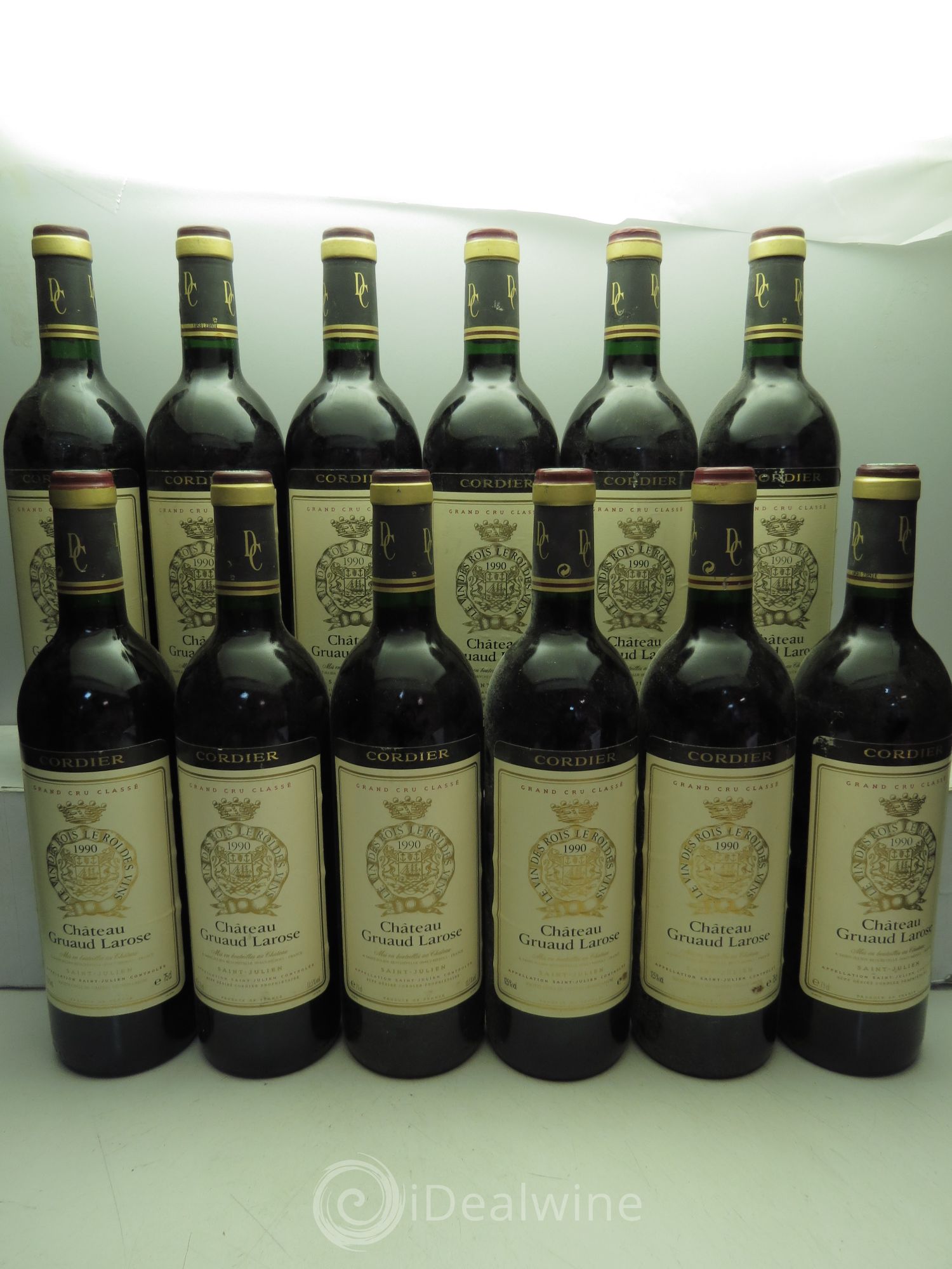Château Gruaud Larose 2ème Grand Cru Classé 1990 - Lot de 12 bouteilles - 0