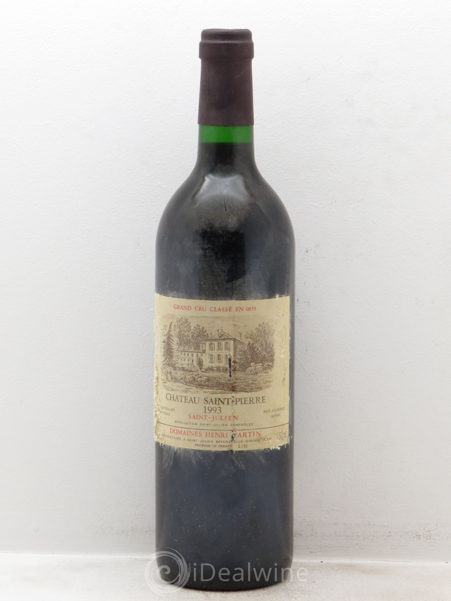 Château Saint-Pierre 4ème Grand Cru Classé 1993 - Lot de 6 bouteilles - 0