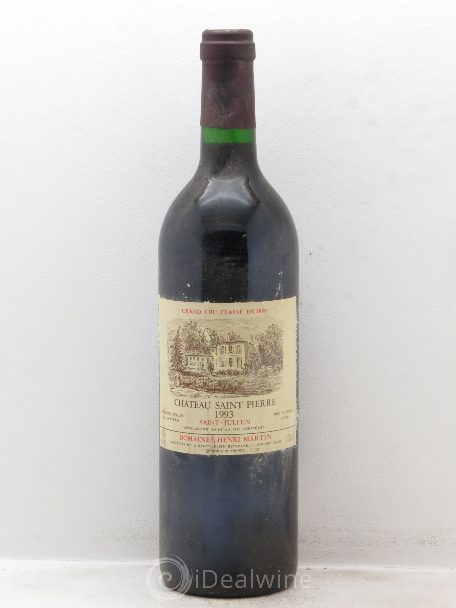 Château Saint-Pierre 4ème Grand Cru Classé 1993 - Lot de 1 bouteille - 0