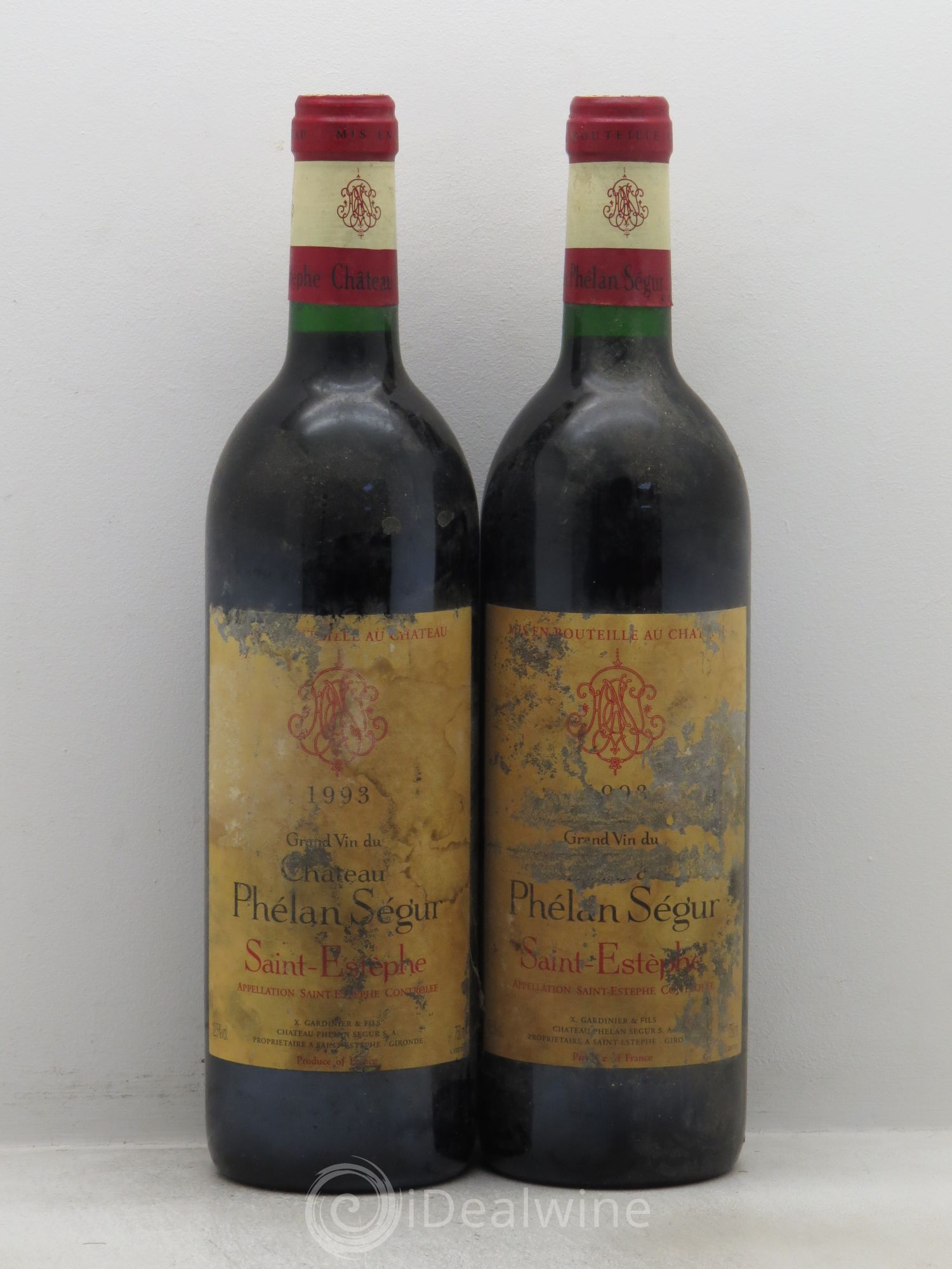 Château Phélan Ségur 1993 - Lot de 2 bouteilles - 0