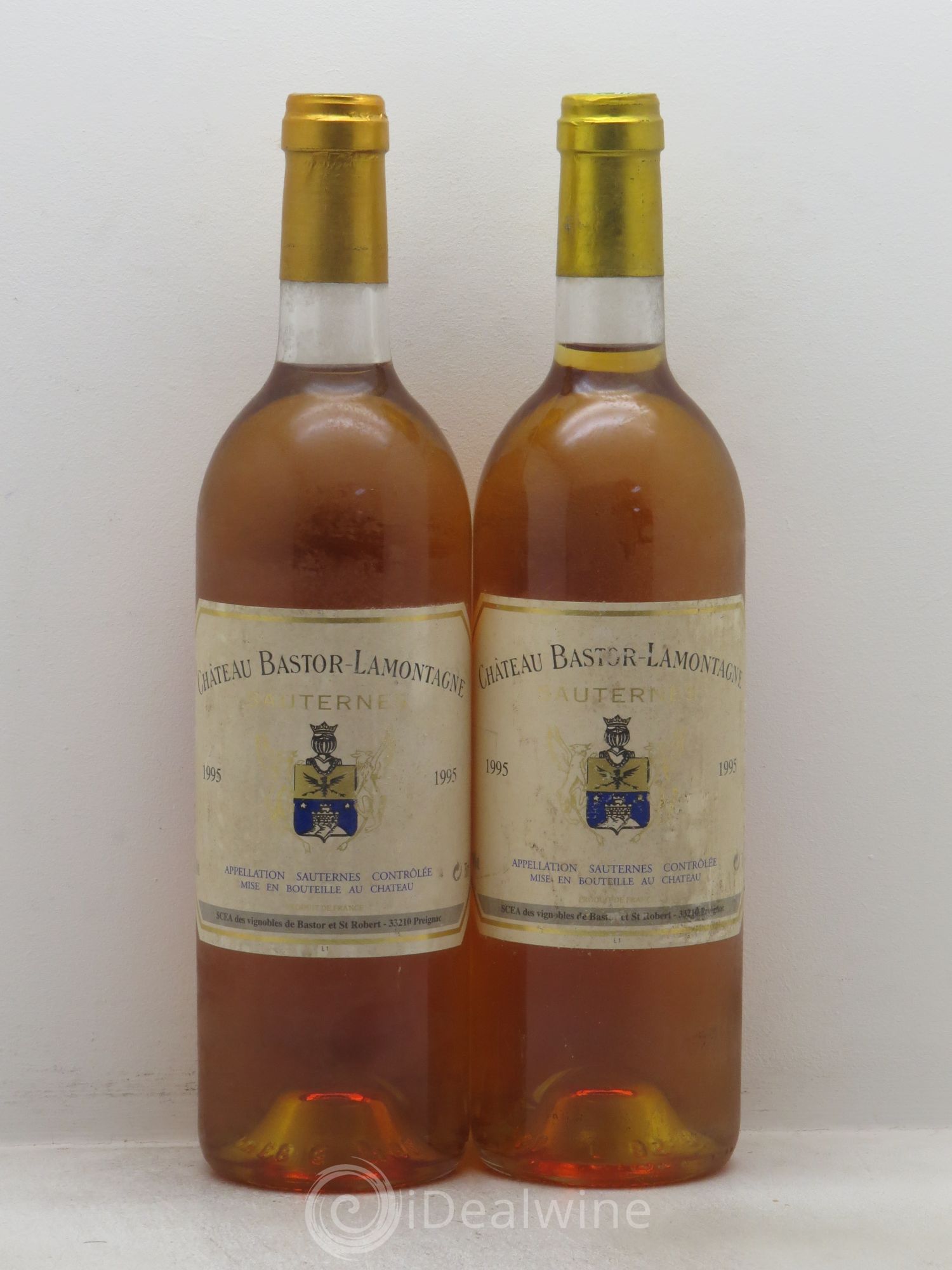 Château Bastor Lamontagne 1995 - Lotto di 2 bottiglie - 0