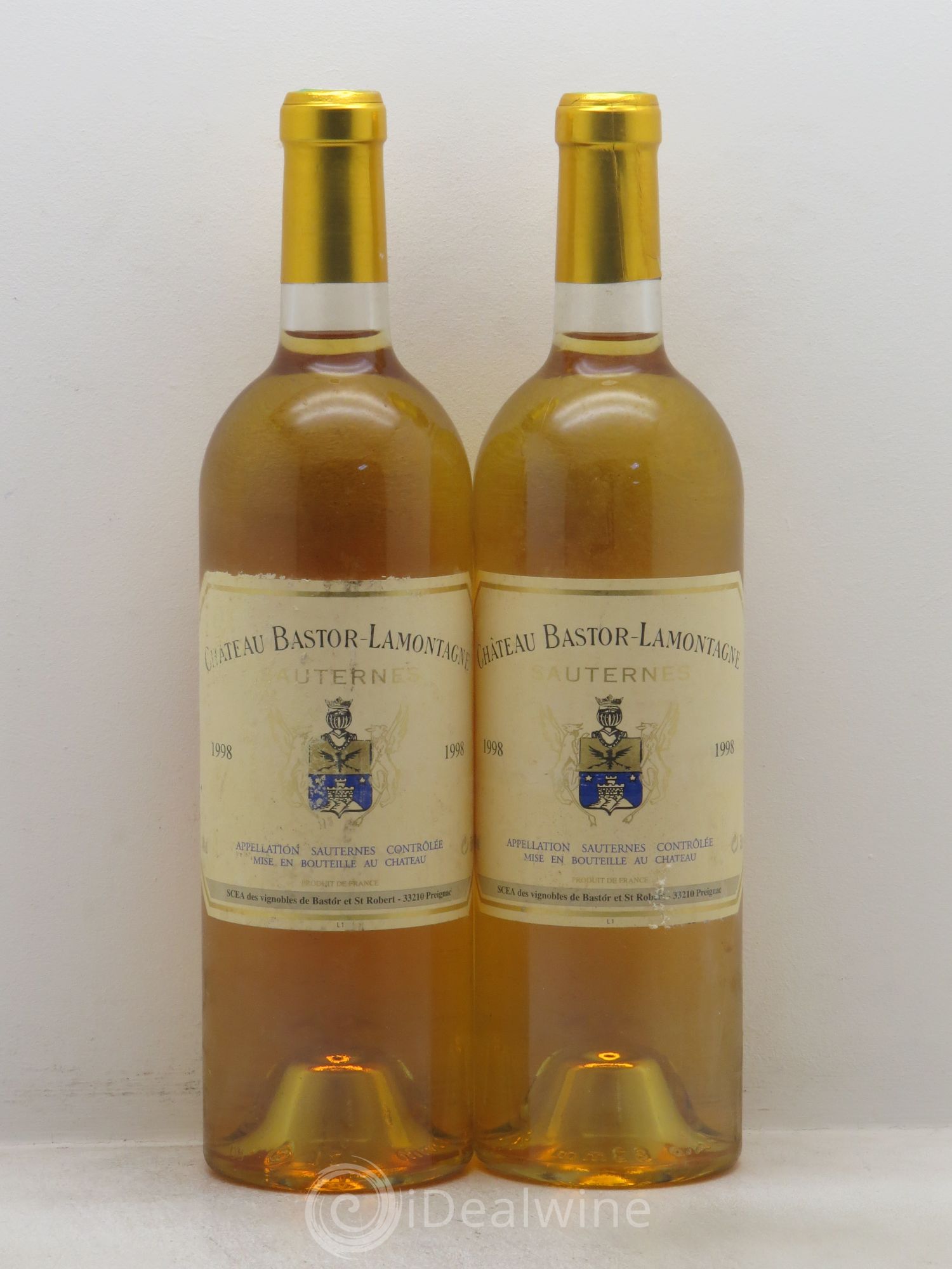 Château Bastor Lamontagne 1998 - Lotto di 2 bottiglie - 0