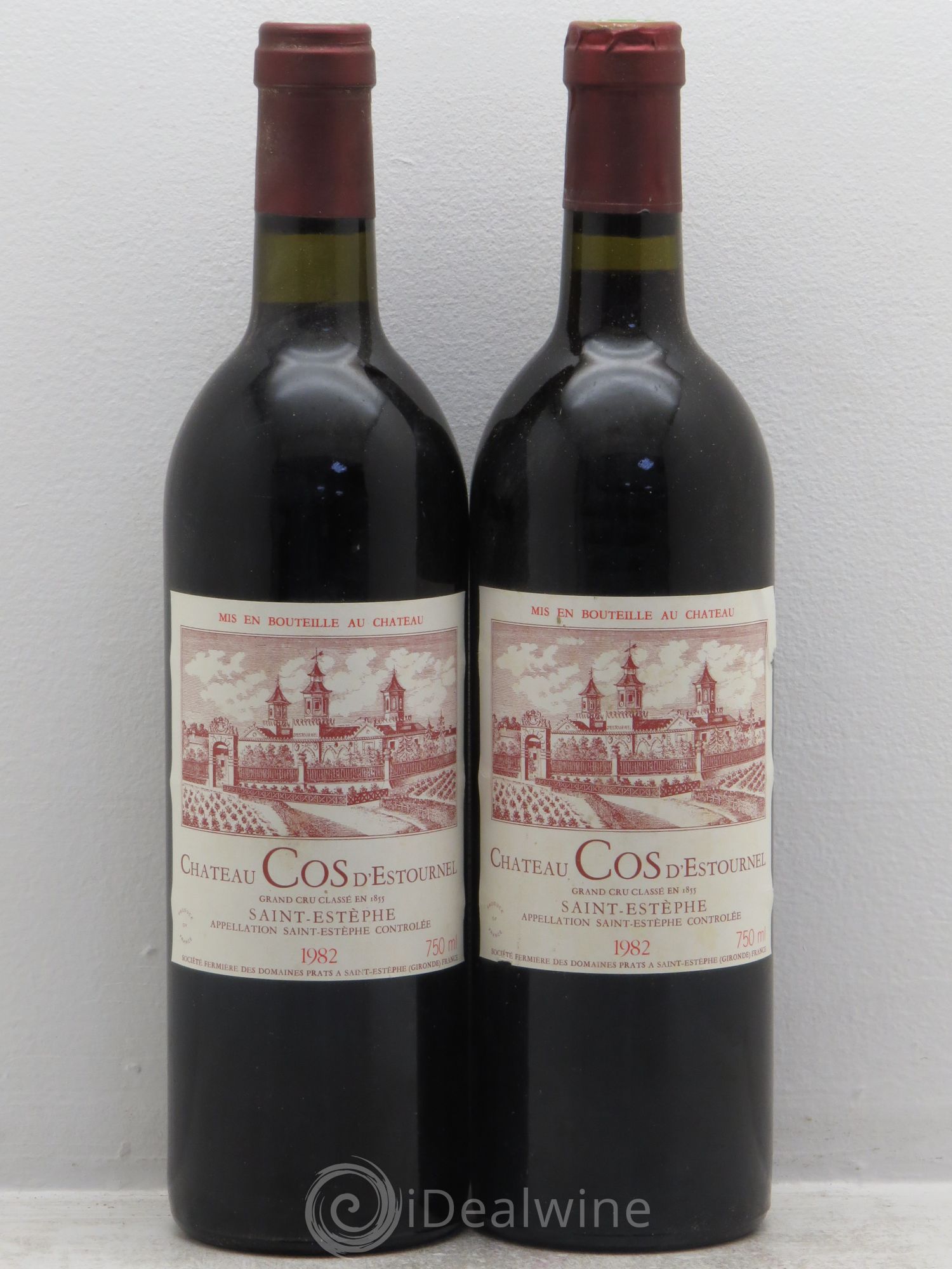 Cos d'Estournel 2ème Grand Cru Classé 1982 - Lot de 2 bouteilles - 0