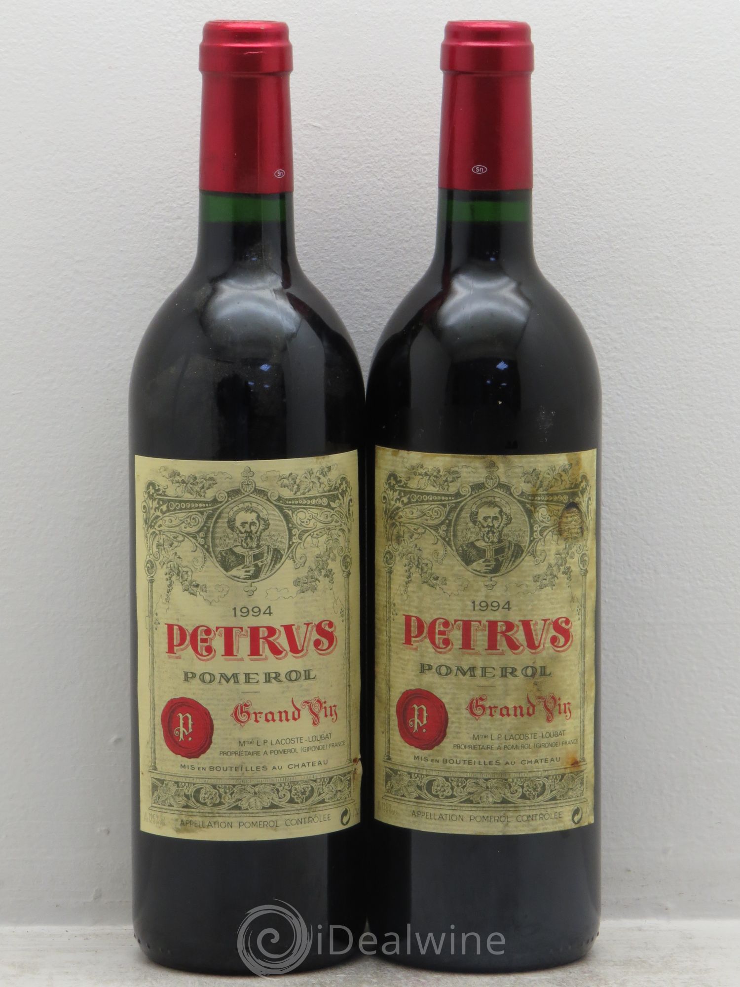Petrus 1994 - Lot de 2 bouteilles - 0