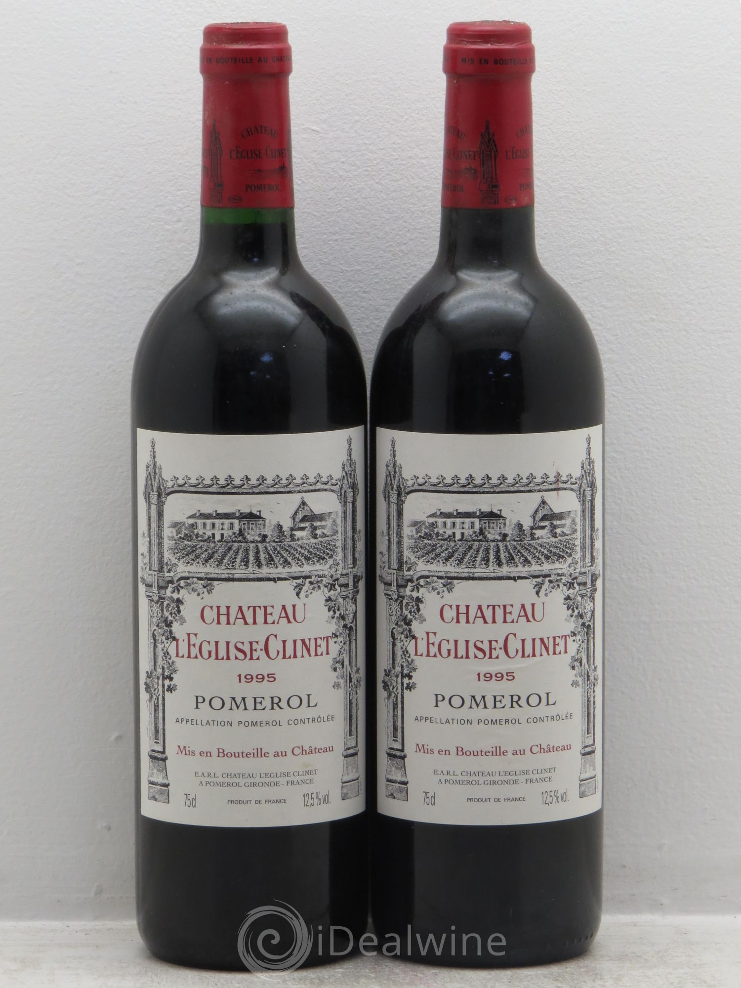 Château l' Église Clinet 1995 - Lot de 2 bouteilles - 0