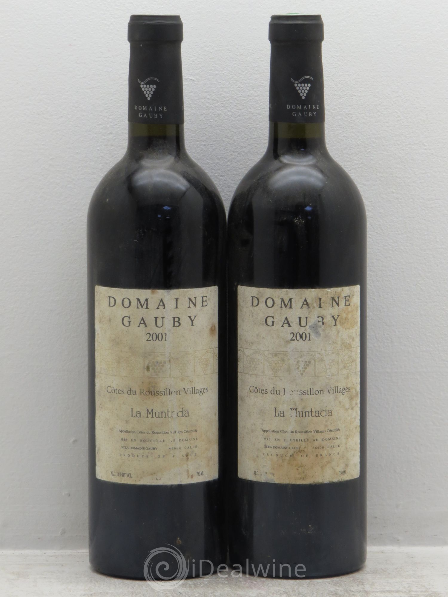 Côtes Catalanes (anciennement Côtes du Roussillon Villages) La Muntada Gauby (Domaine) 2001 - Lot de 2 bouteilles - 0