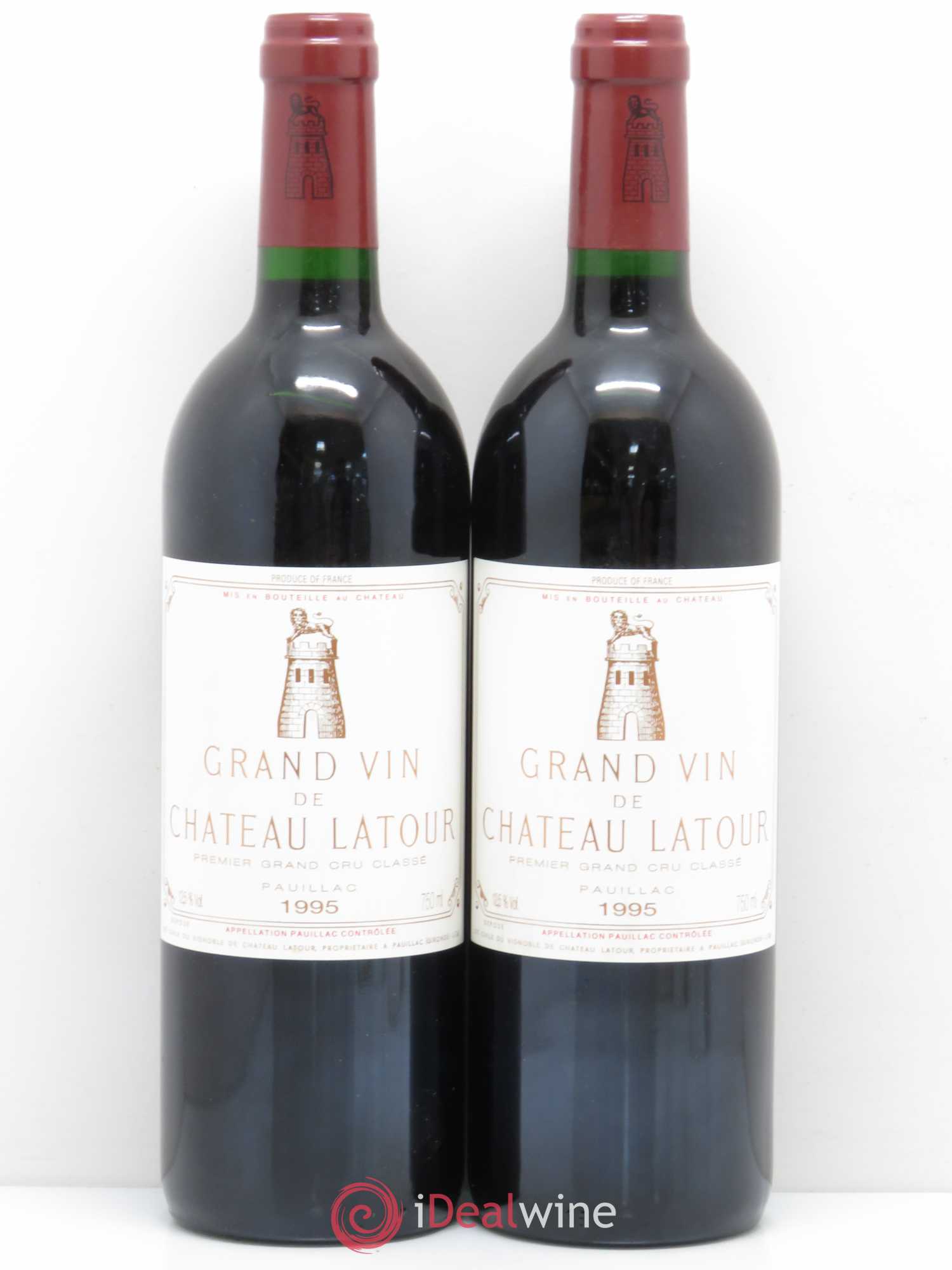 Château Latour 1er Grand Cru Classé 1995 - Lot de 2 bouteilles - 0