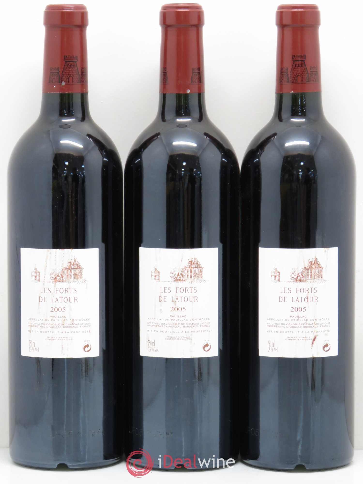 Les Forts de Latour Second Vin 2005 - Lot de 3 bouteilles - 1