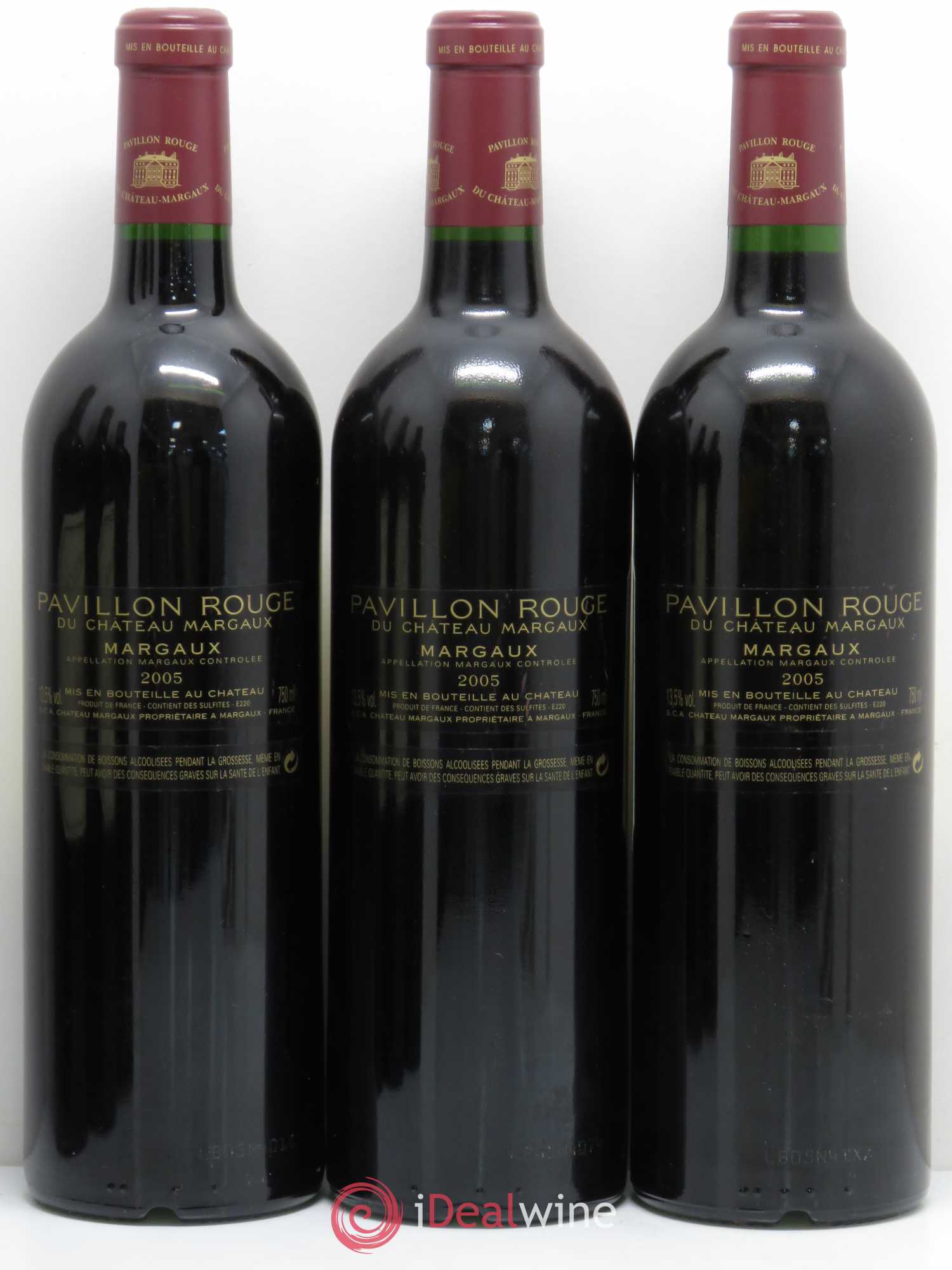 Pavillon Rouge du Château Margaux Second Vin 2005 - Lot de 6 bouteilles - 2