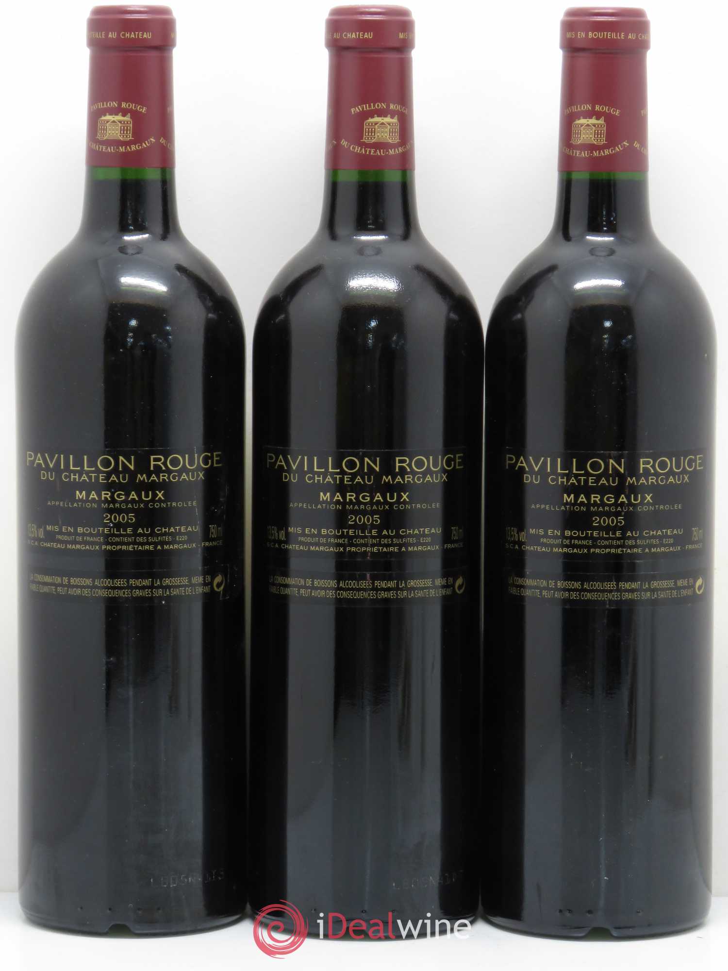 Pavillon Rouge du Château Margaux Second Vin 2005 - Lot de 6 bouteilles - 4