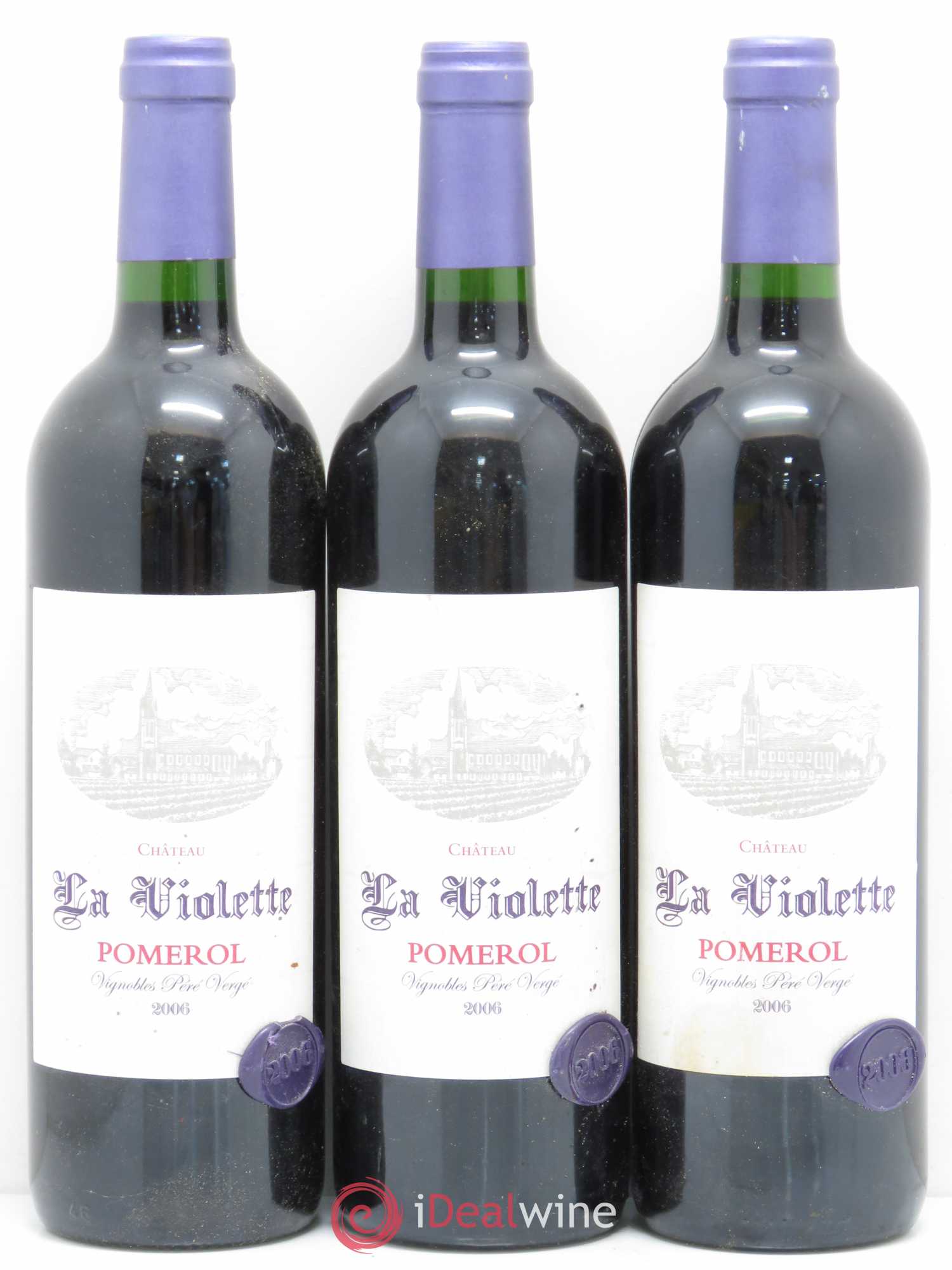 Château la Violette 2006 - Lot de 3 bouteilles - 0
