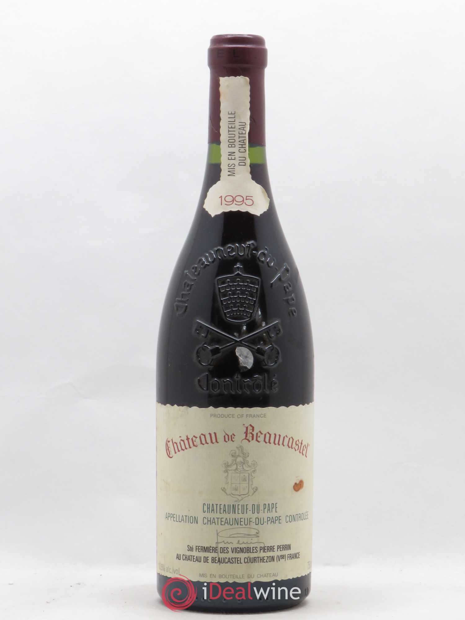 Châteauneuf-du-Pape Château de Beaucastel Famille Perrin 1995 - Lot de 1 bouteille - 0