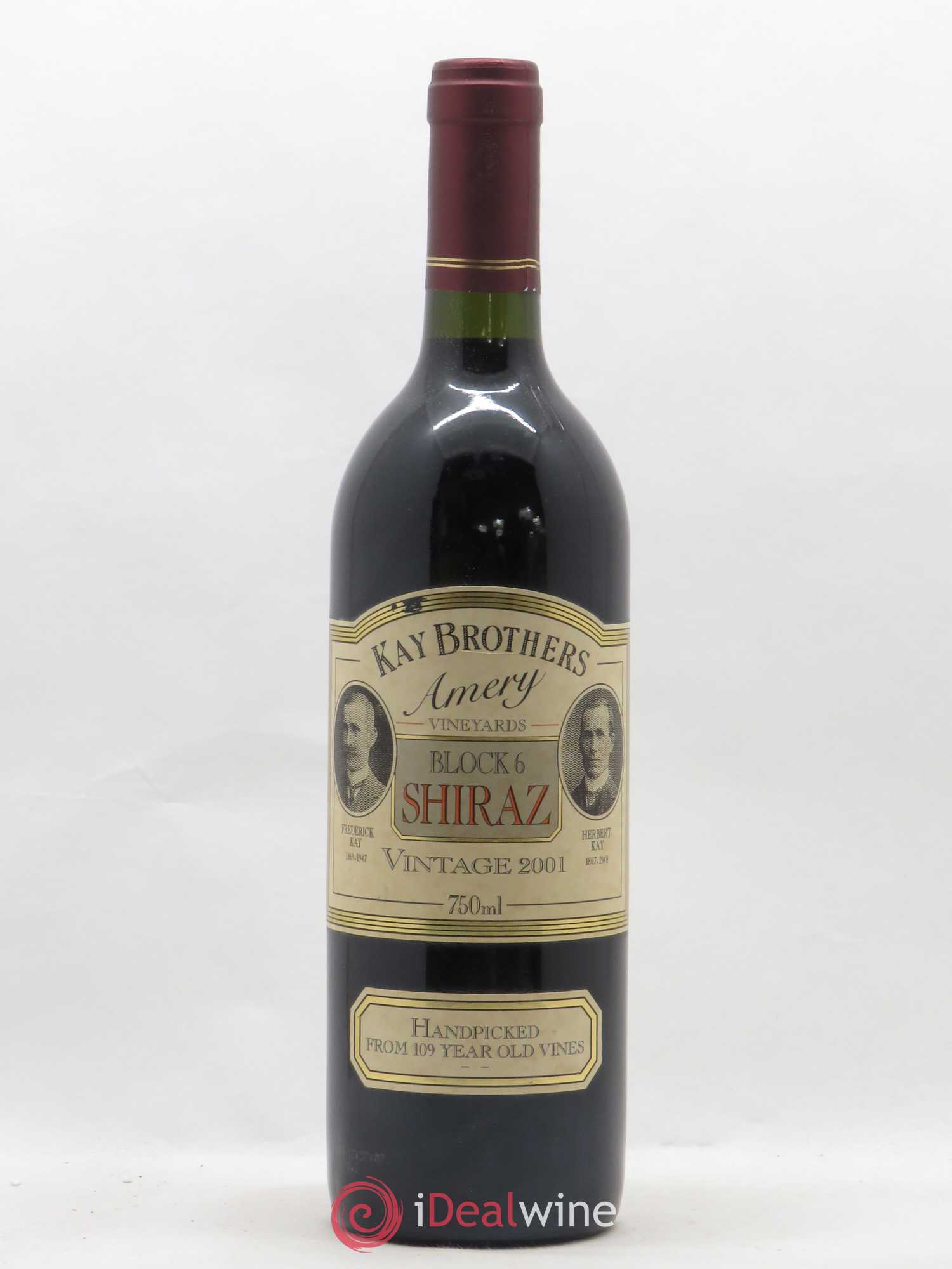Australie Kay Brother Block 6 Shiraz 2001 - Posten von 1 Flasche - 0