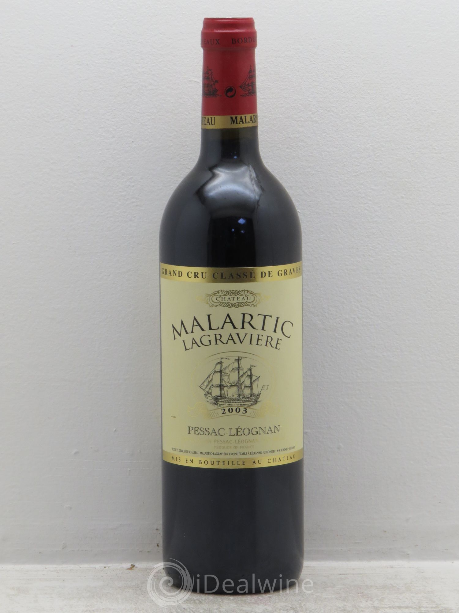 Château Malartic-Lagravière Cru Classé de Graves 2003 - Lot de 6 bouteilles - 0