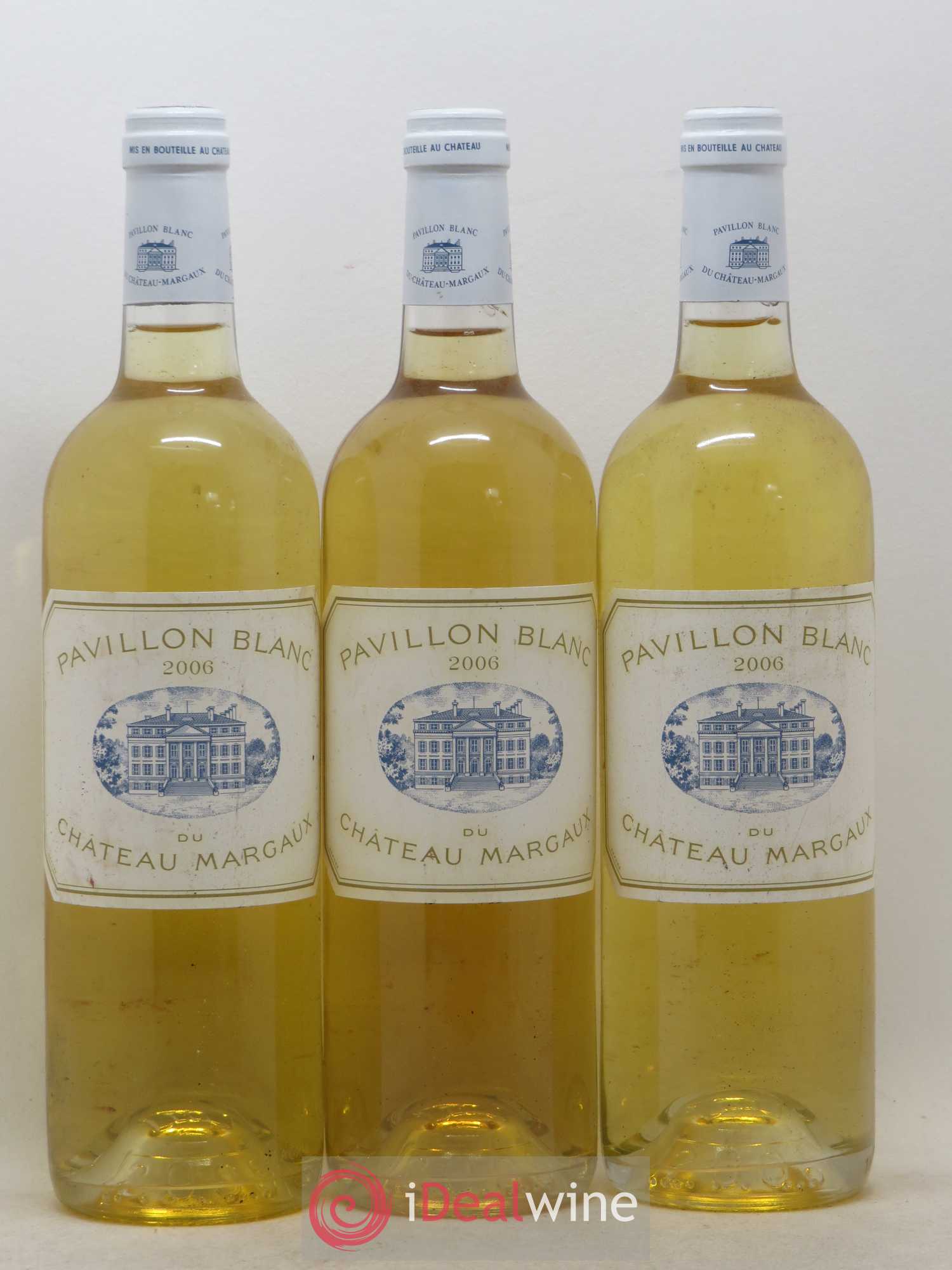 Pavillon Blanc du Château Margaux 2006 - Lot de 3 bouteilles - 0