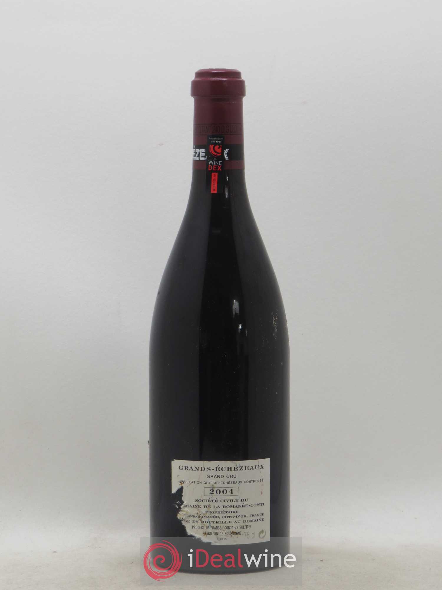 Grands-Echezeaux Grand Cru Domaine de la Romanée-Conti 2004 - Lot de 1 bouteille - 1