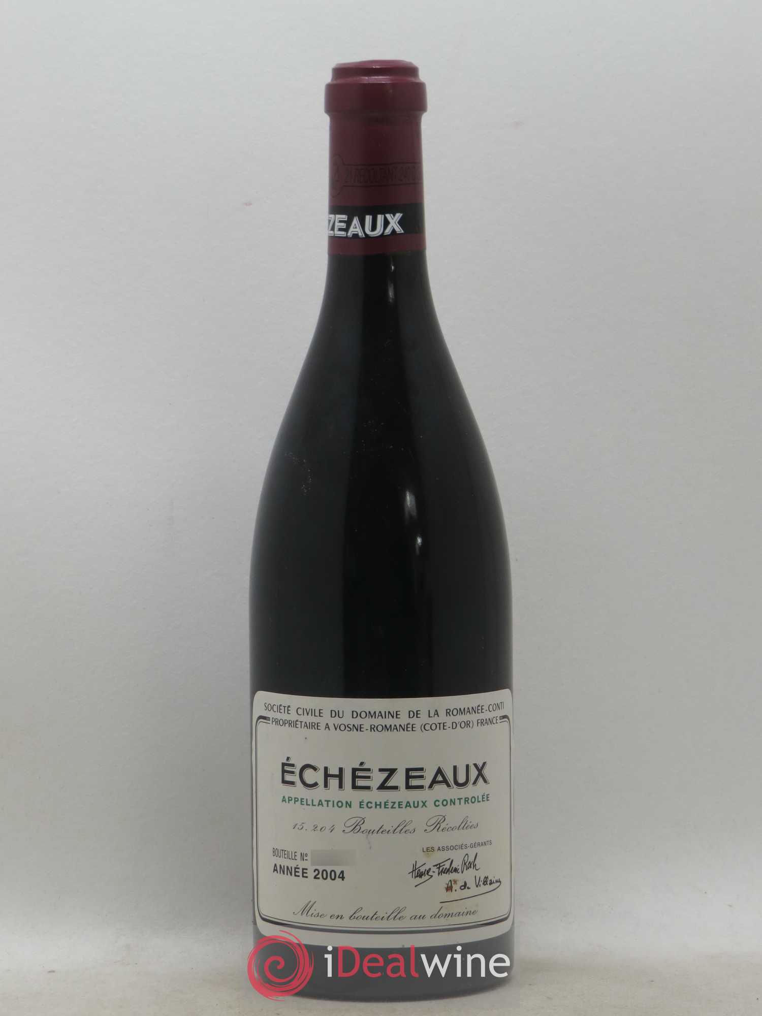 Echezeaux Grand Cru Domaine de la Romanée-Conti 2004 - Lot de 1 bouteille - 0
