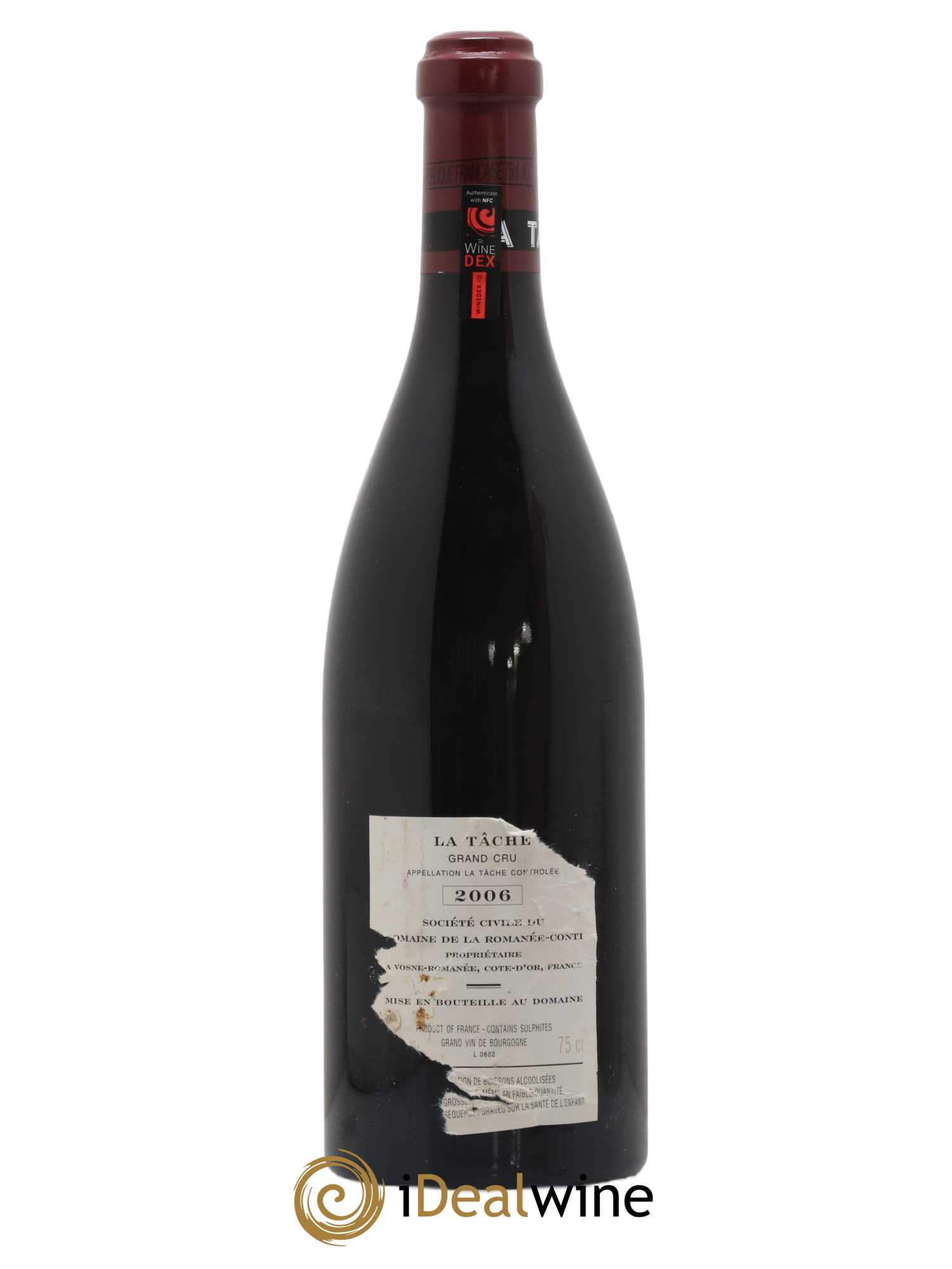 La Tâche Grand Cru Domaine de la Romanée-Conti 2006 - Lot de 1 bouteille - 1