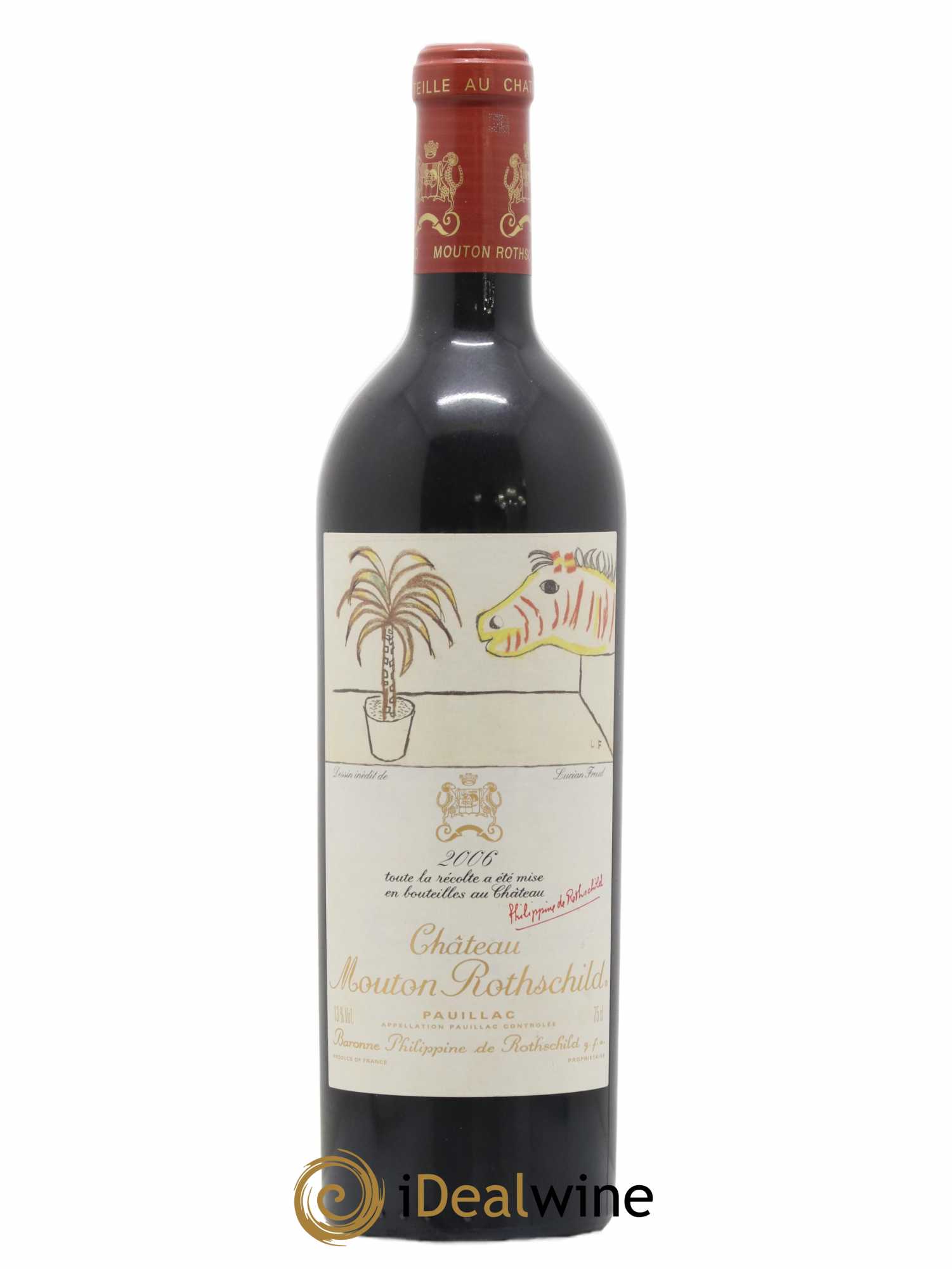 Château Mouton Rothschild 1er Grand Cru Classé 2006 - Lot de 1 bouteille - 0