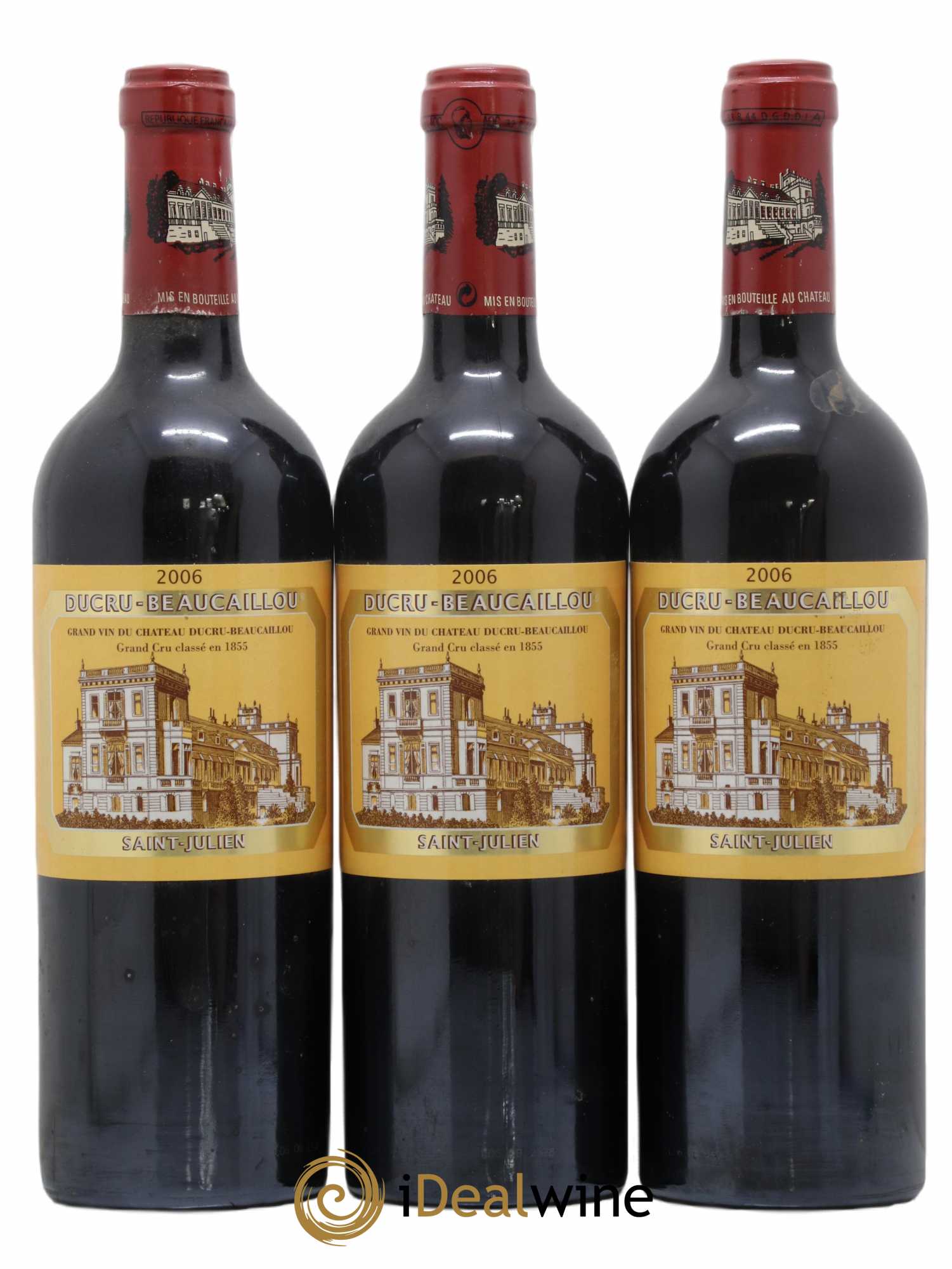Château Ducru Beaucaillou 2ème Grand Cru Classé 2006 - Lot de 3 bouteilles - 0