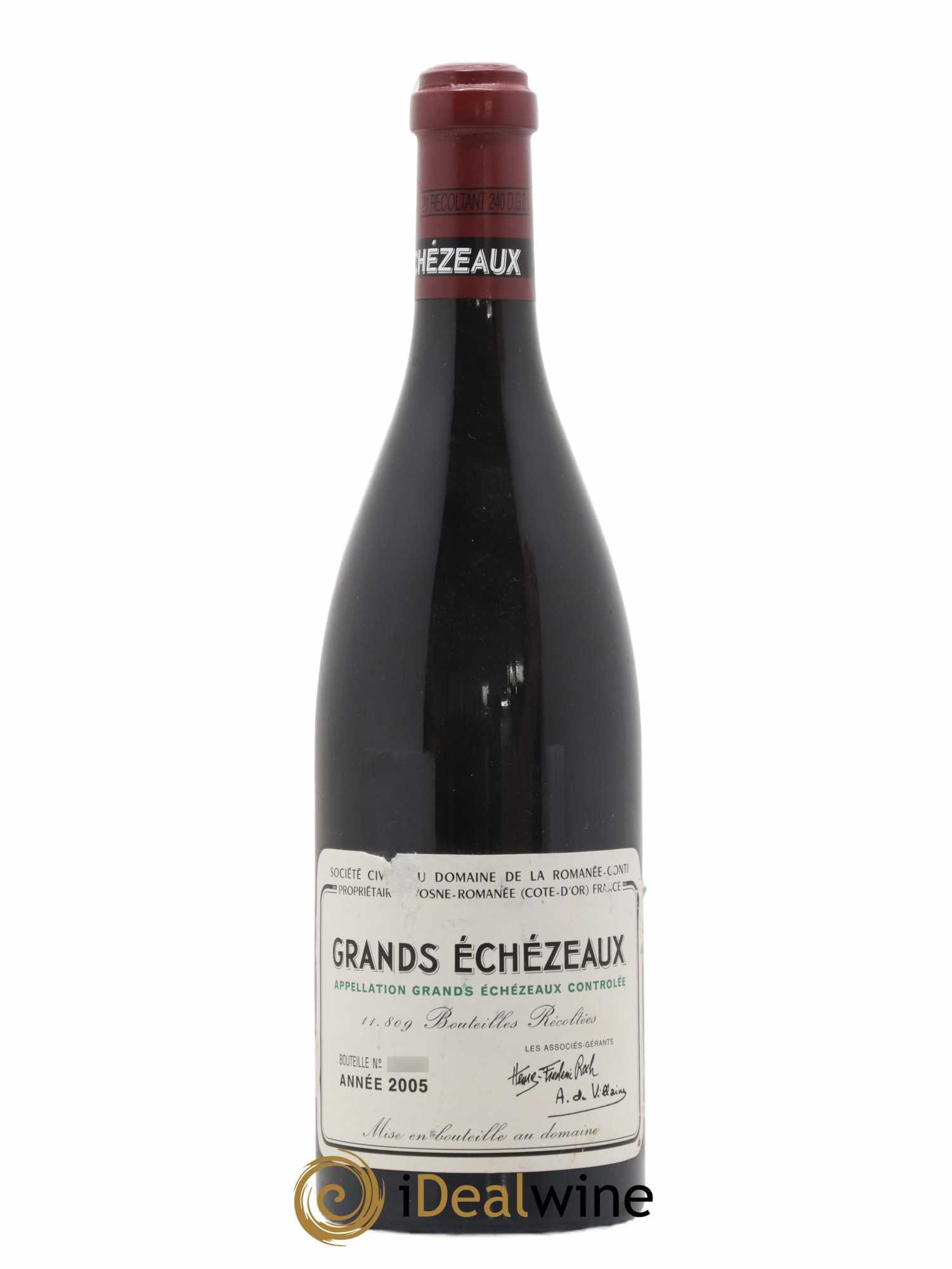 Grands-Echezeaux Grand Cru Domaine de la Romanée-Conti 2005 - Lot de 1 bouteille - 0