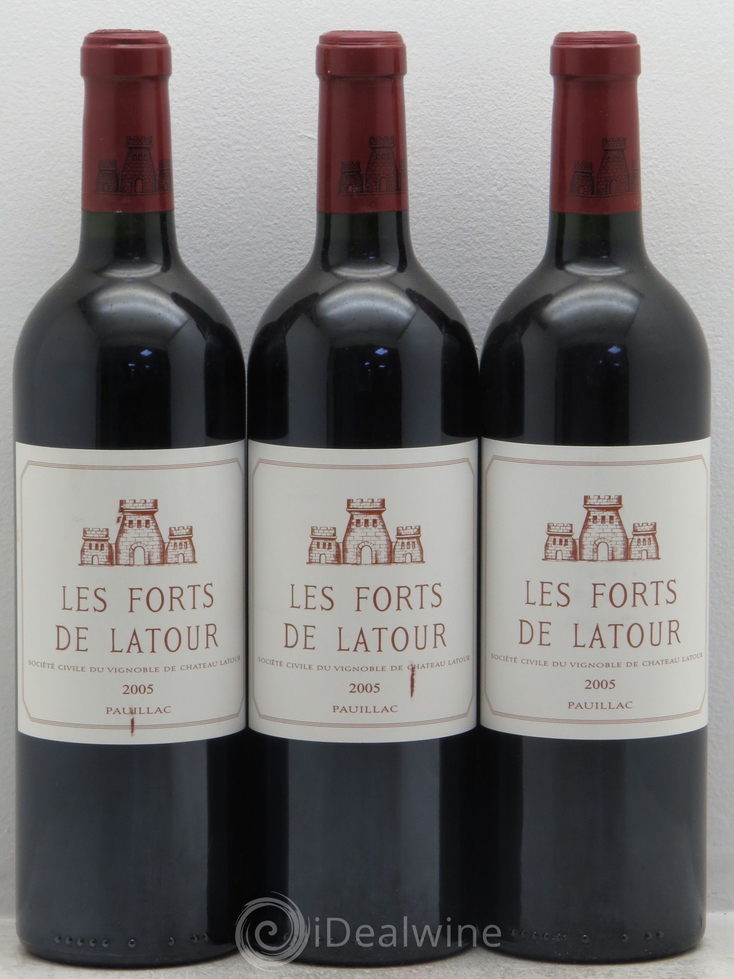 Les Forts de Latour Second Vin 2005 - Lot de 3 bouteilles - 0
