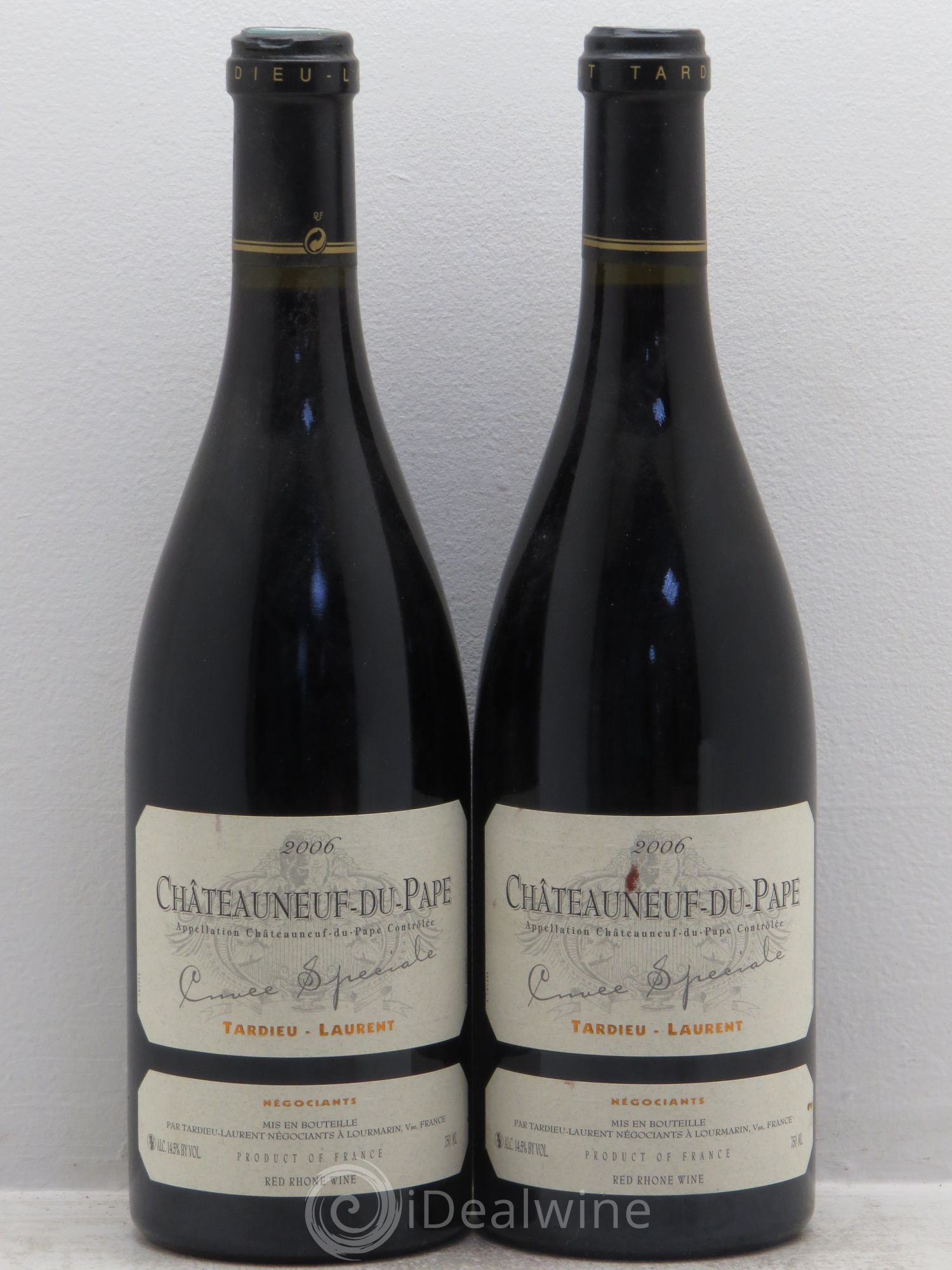 Châteauneuf-du-Pape Tardieu-Laurent Cuvée spéciale Famille Tardieu 2006 - Lot de 2 bouteilles - 0