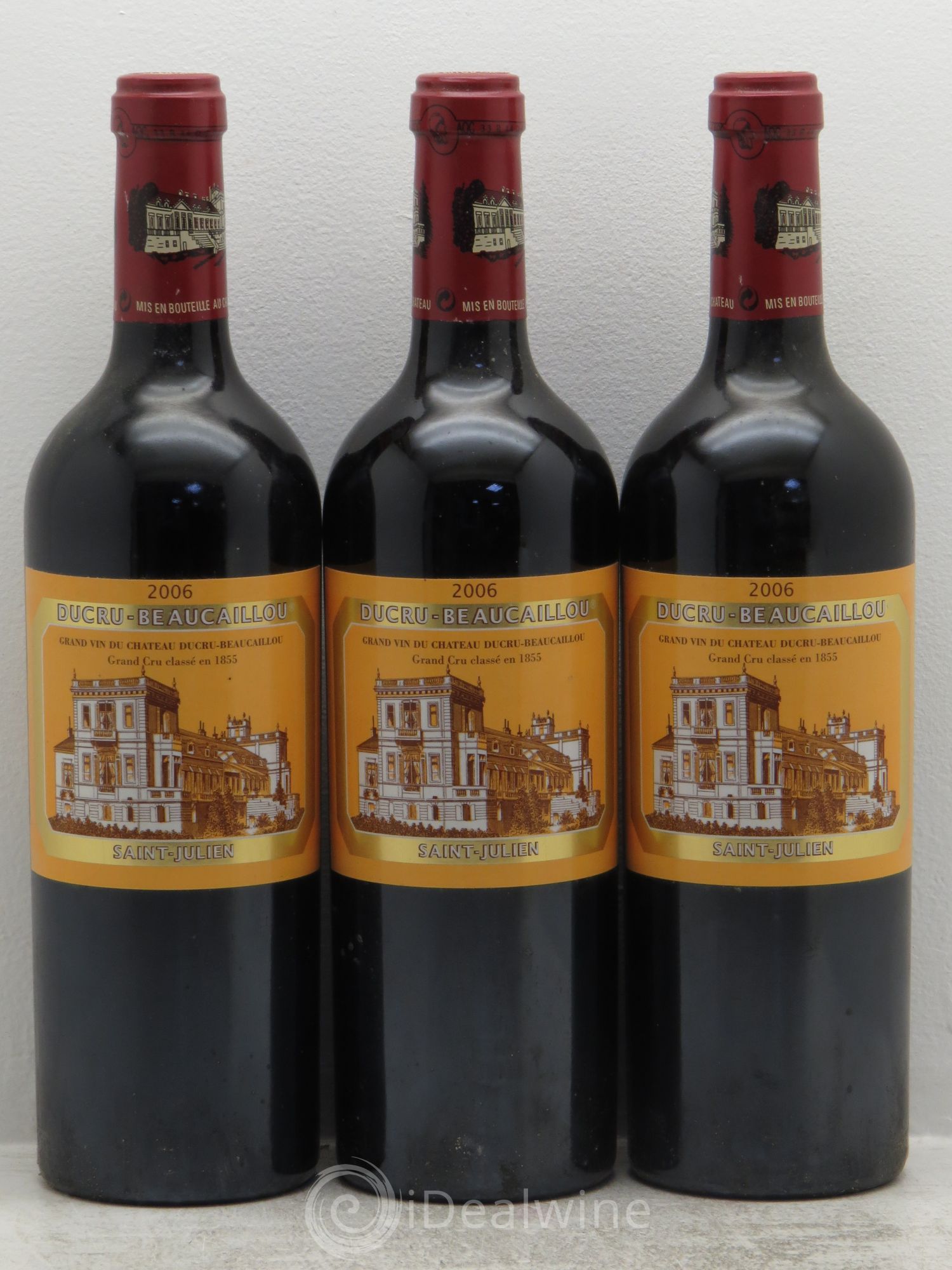 Château Ducru Beaucaillou 2ème Grand Cru Classé 2006 - Lot de 3 bouteilles - 0