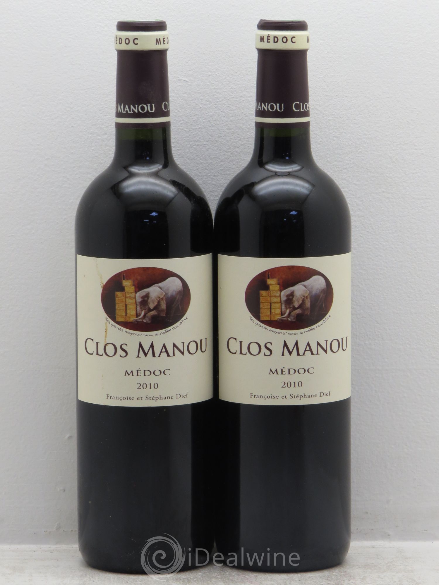 Clos Manou 2010 - Lot de 2 bouteilles - 0