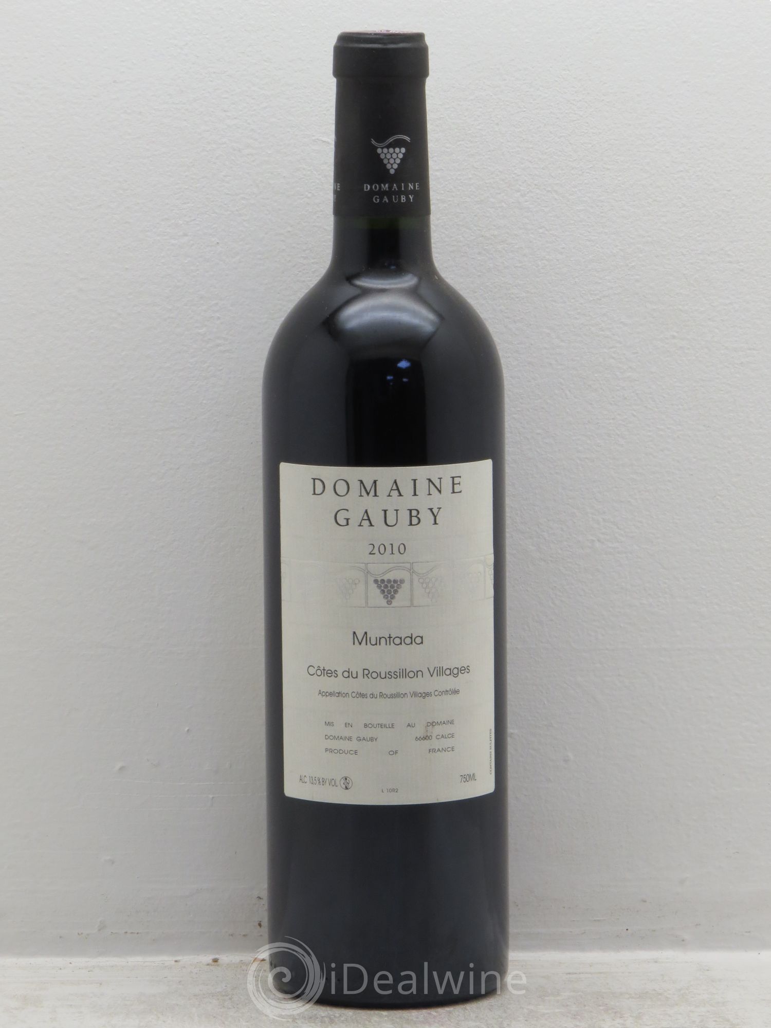Côtes Catalanes (anciennement Côtes du Roussillon Villages) La Muntada Gauby (Domaine) 2010 - Lot de 1 bouteille - 0