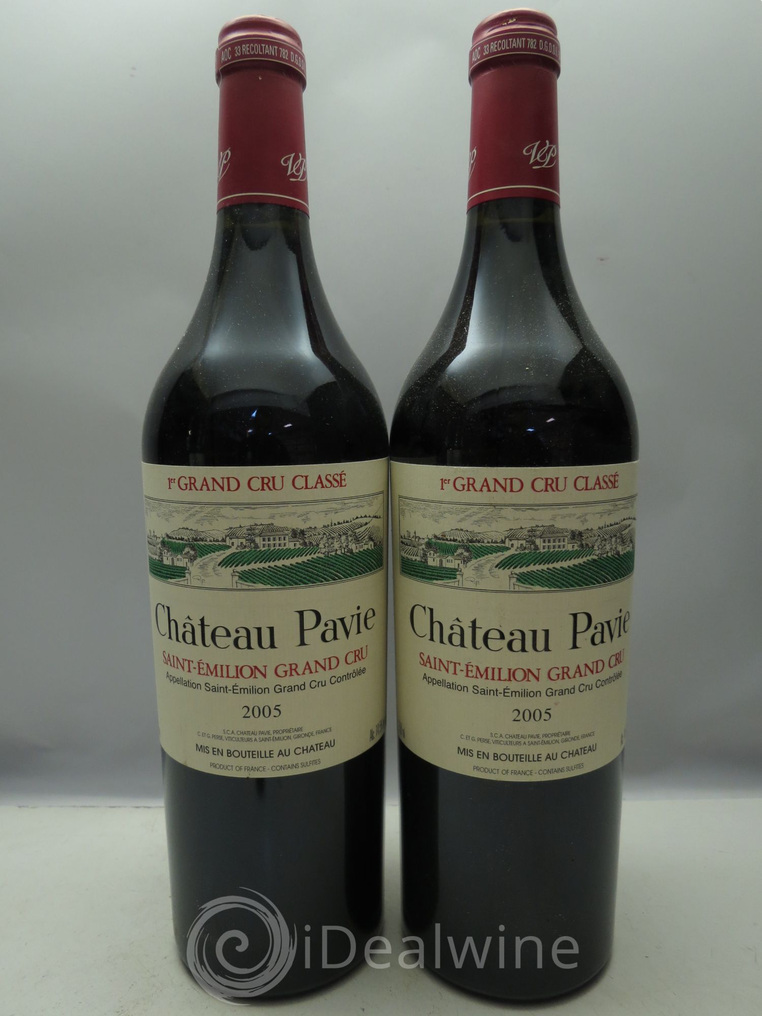 Château Pavie 1er Grand Cru Classé A 2005 - Lot de 6 bouteilles - 1