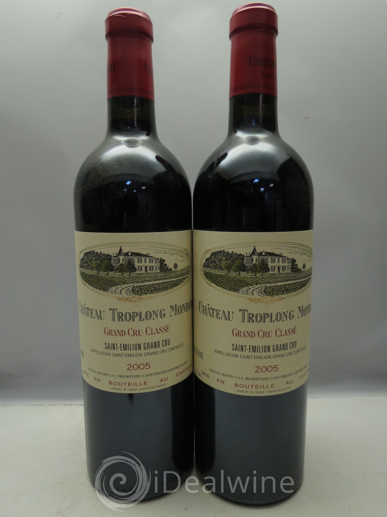 Château Troplong Mondot 1er Grand Cru Classé B 2005 - Lot de 12 bouteilles - 5