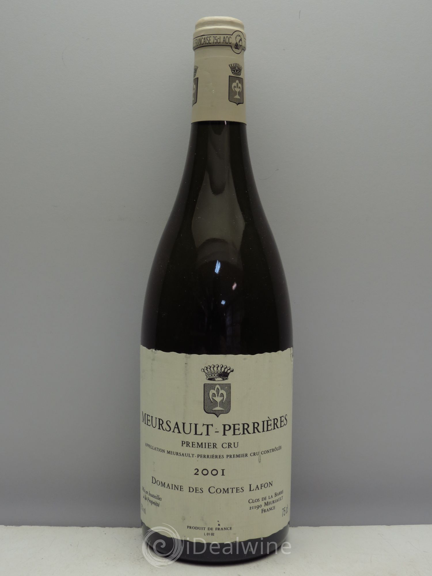 Meursault 1er Cru Perrières Comtes Lafon (Domaine des) 2001 - Lot de 1 bouteille - 0