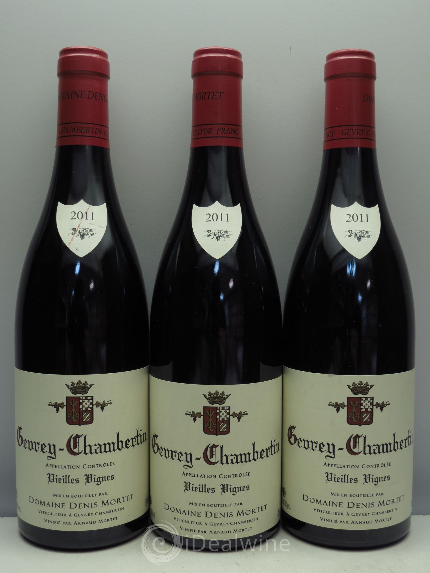 Gevrey-Chambertin Vieilles vignes Denis Mortet (Domaine) 2011 - Lot de 3 bouteilles - 0