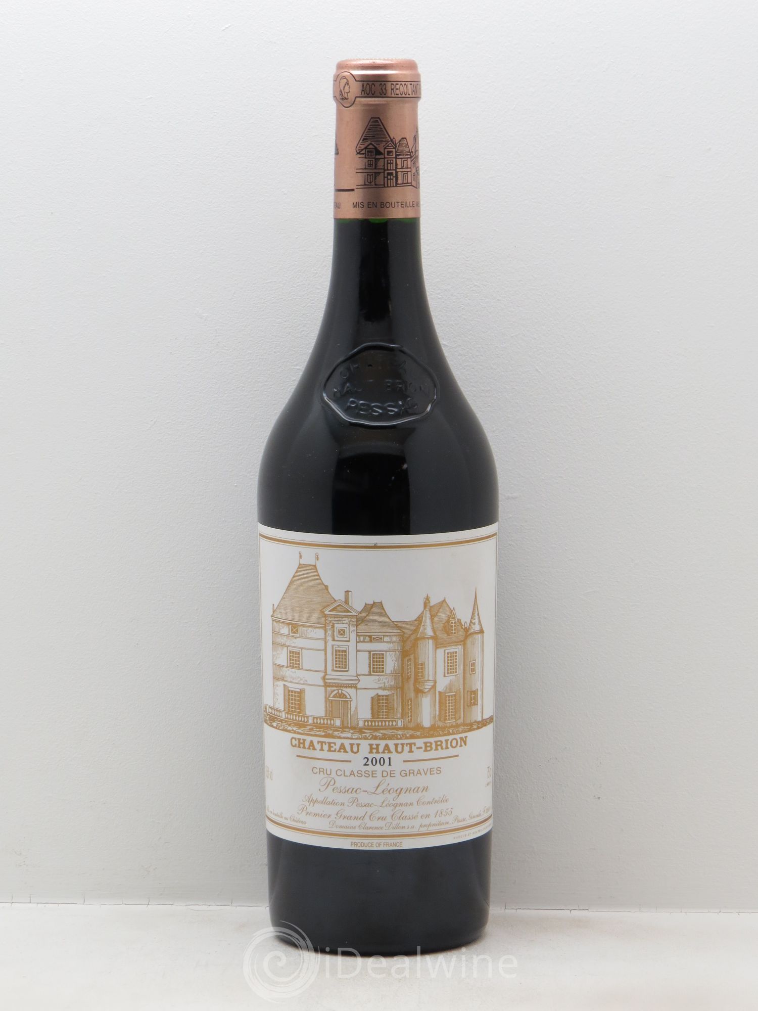 Château Haut Brion 1er Grand Cru Classé 2001 - Lot de 1 bouteille - 0