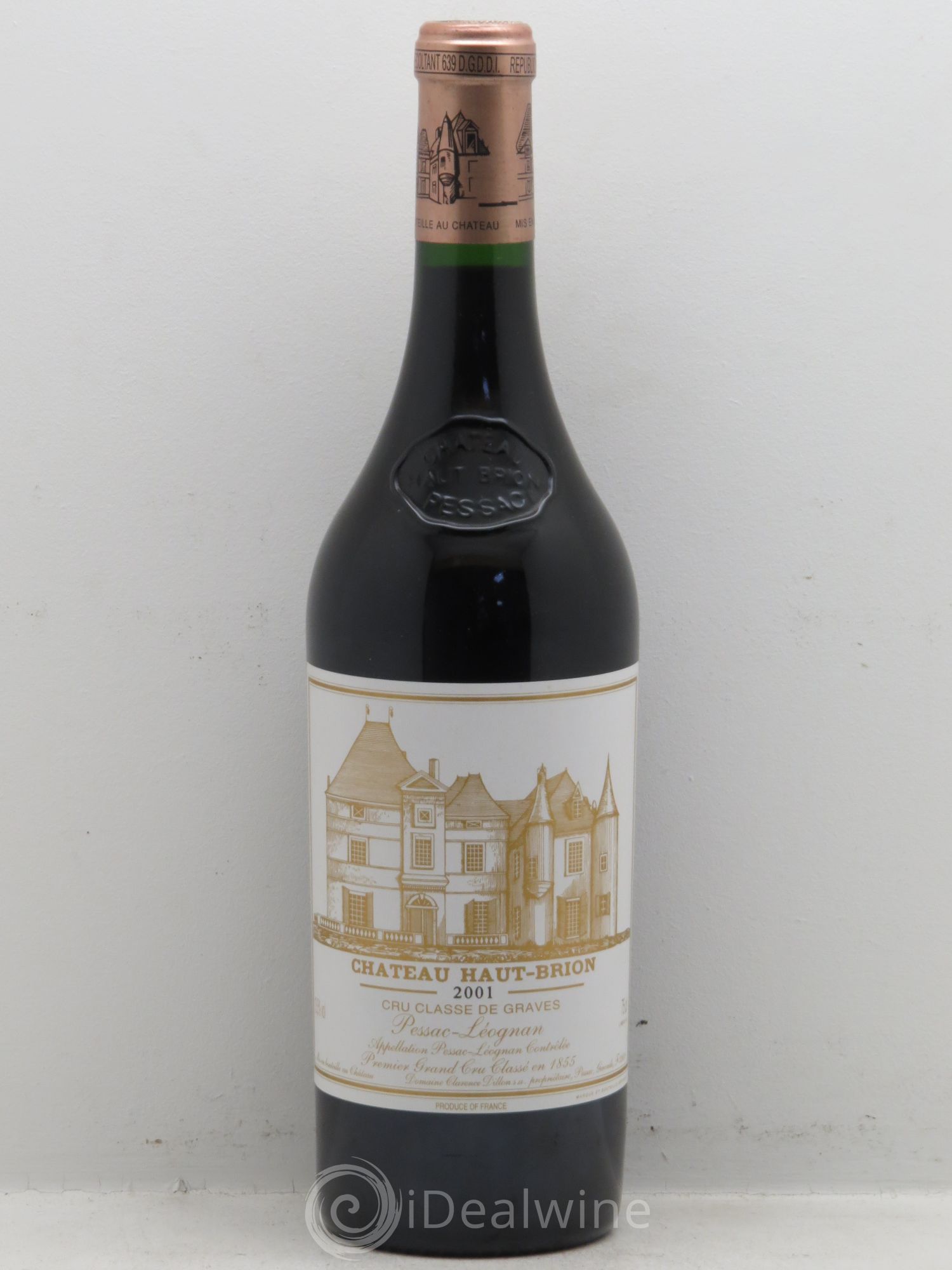 Château Haut Brion 1er Grand Cru Classé 2001 - Lot de 1 bouteille - 0