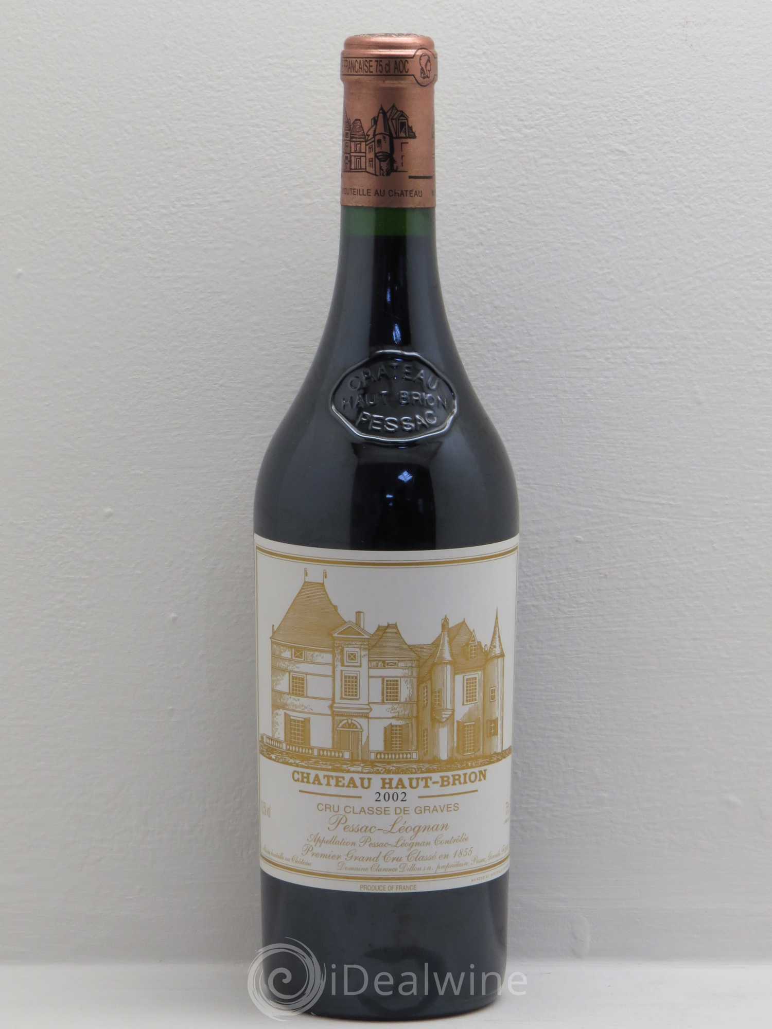 Château Haut Brion 1er Grand Cru Classé 2002 - Lot de 1 bouteille - 0